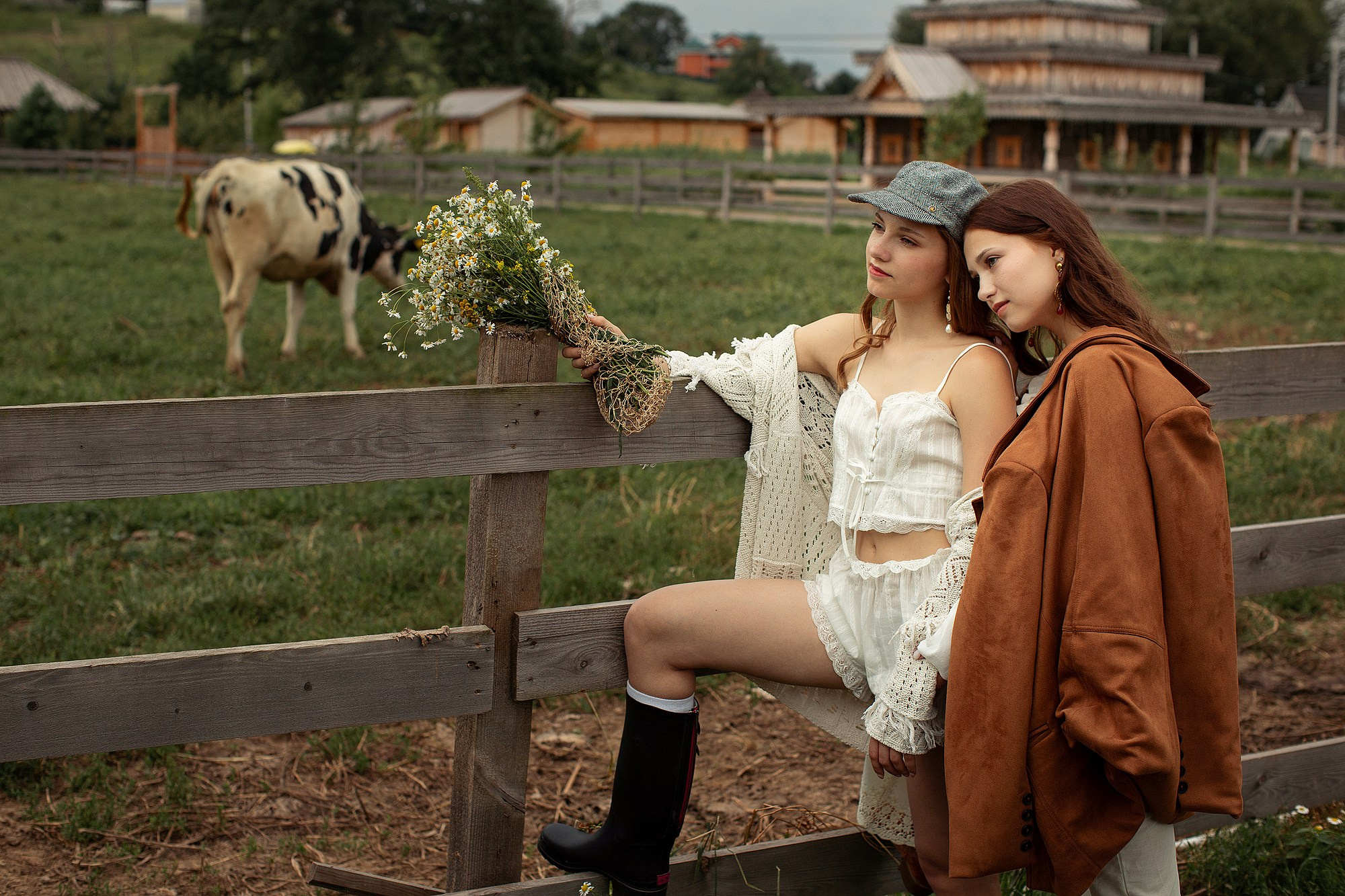 Стильная Фотосессия девушек в стиле cuntry fashion. Tatyana Nadezhdina Family photographer