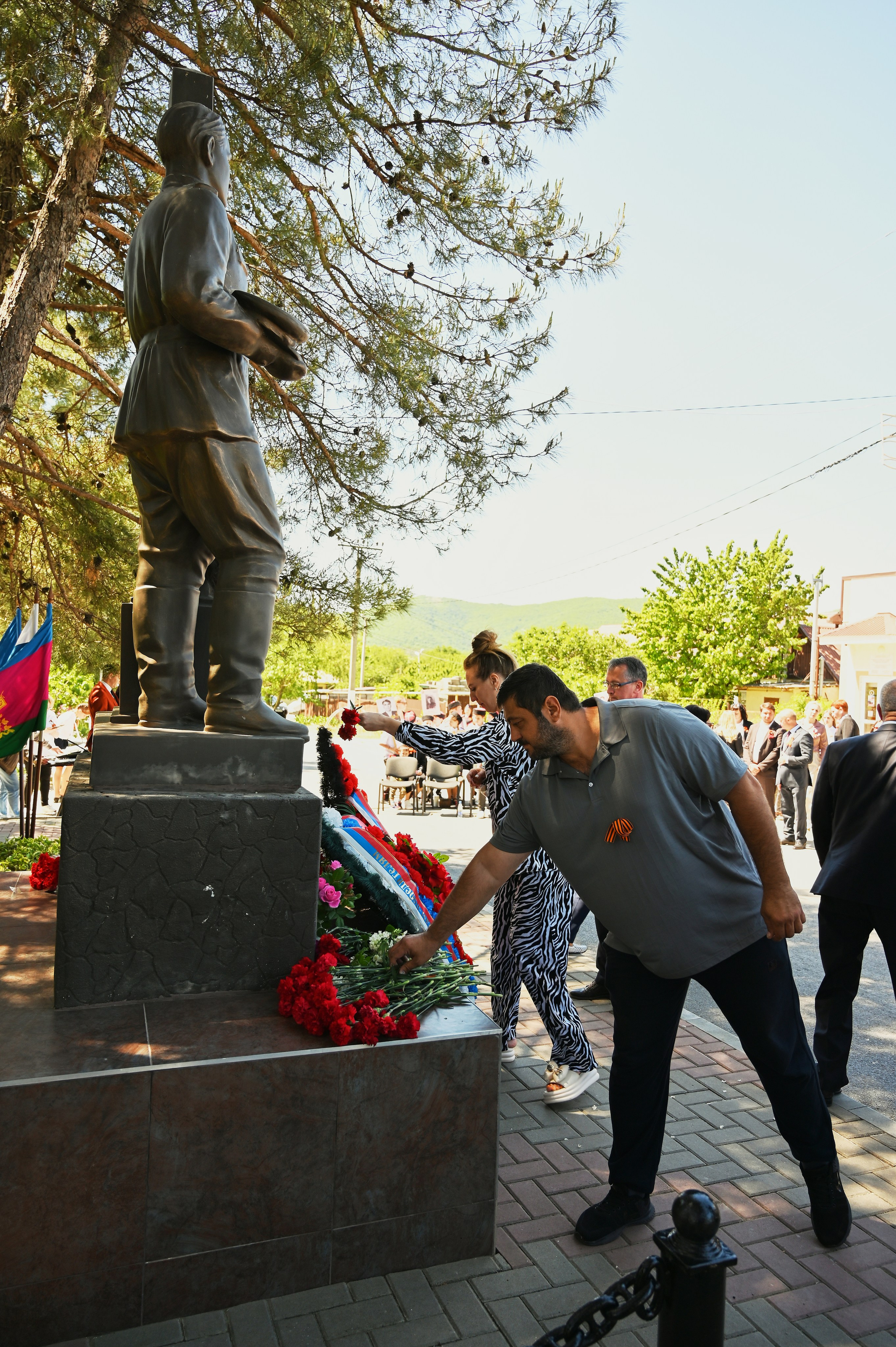 Митинг в с. Виноградное. Жизнь курорта Кабардинка в фотографиях