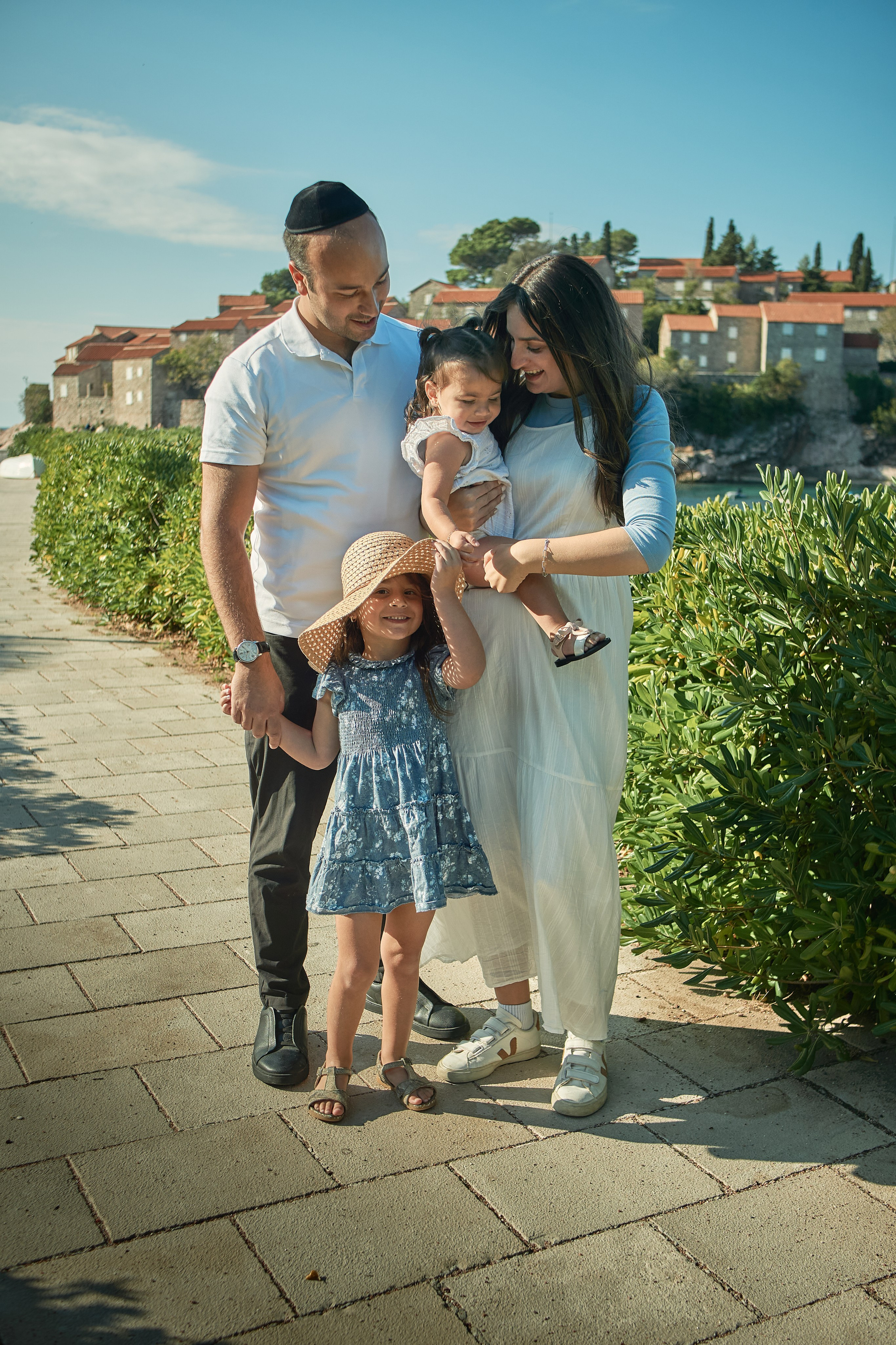 Family Photoshoot in Sveti Stefan — Shoshana & Jacob Family