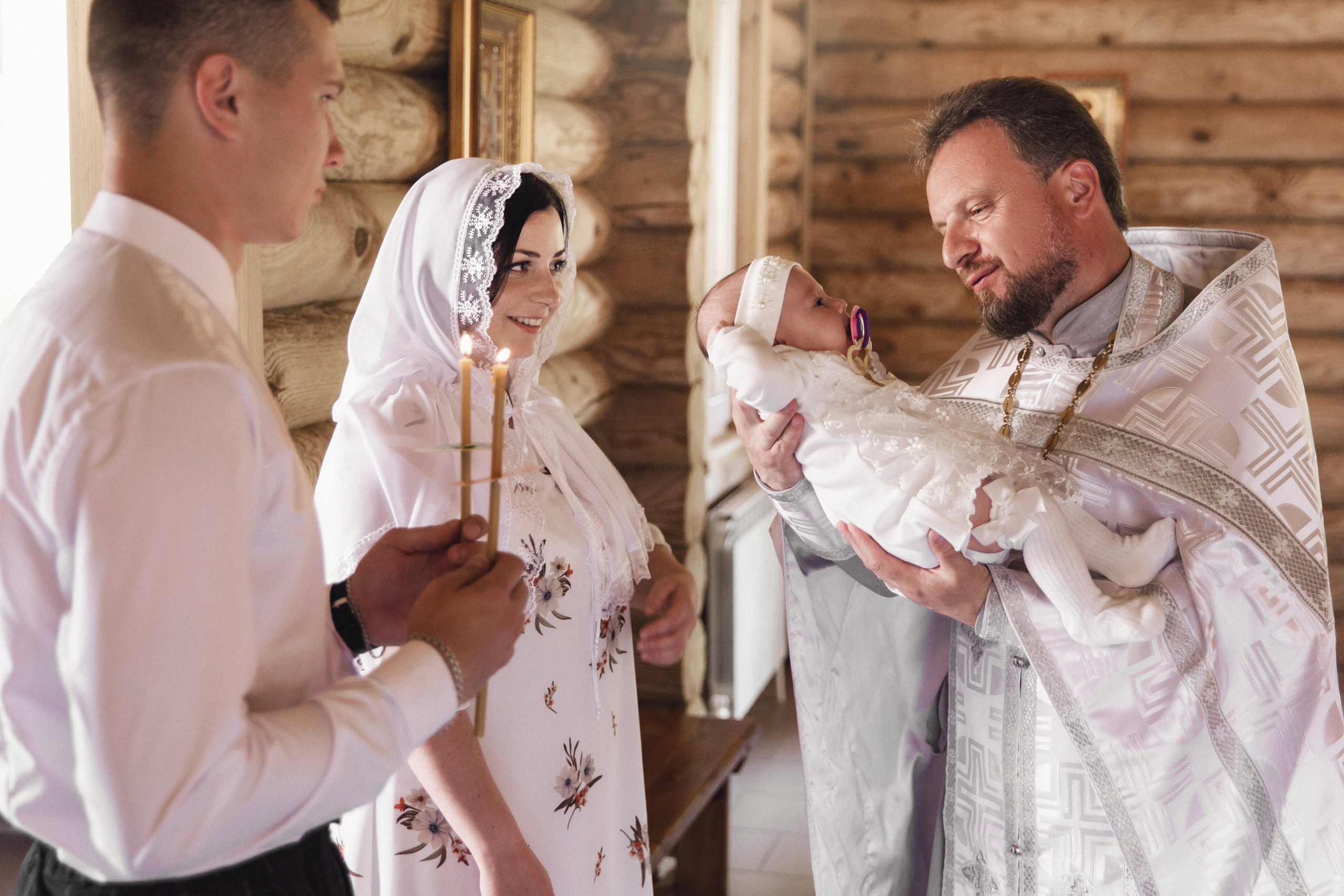 Фотосъемка церемонии крещения