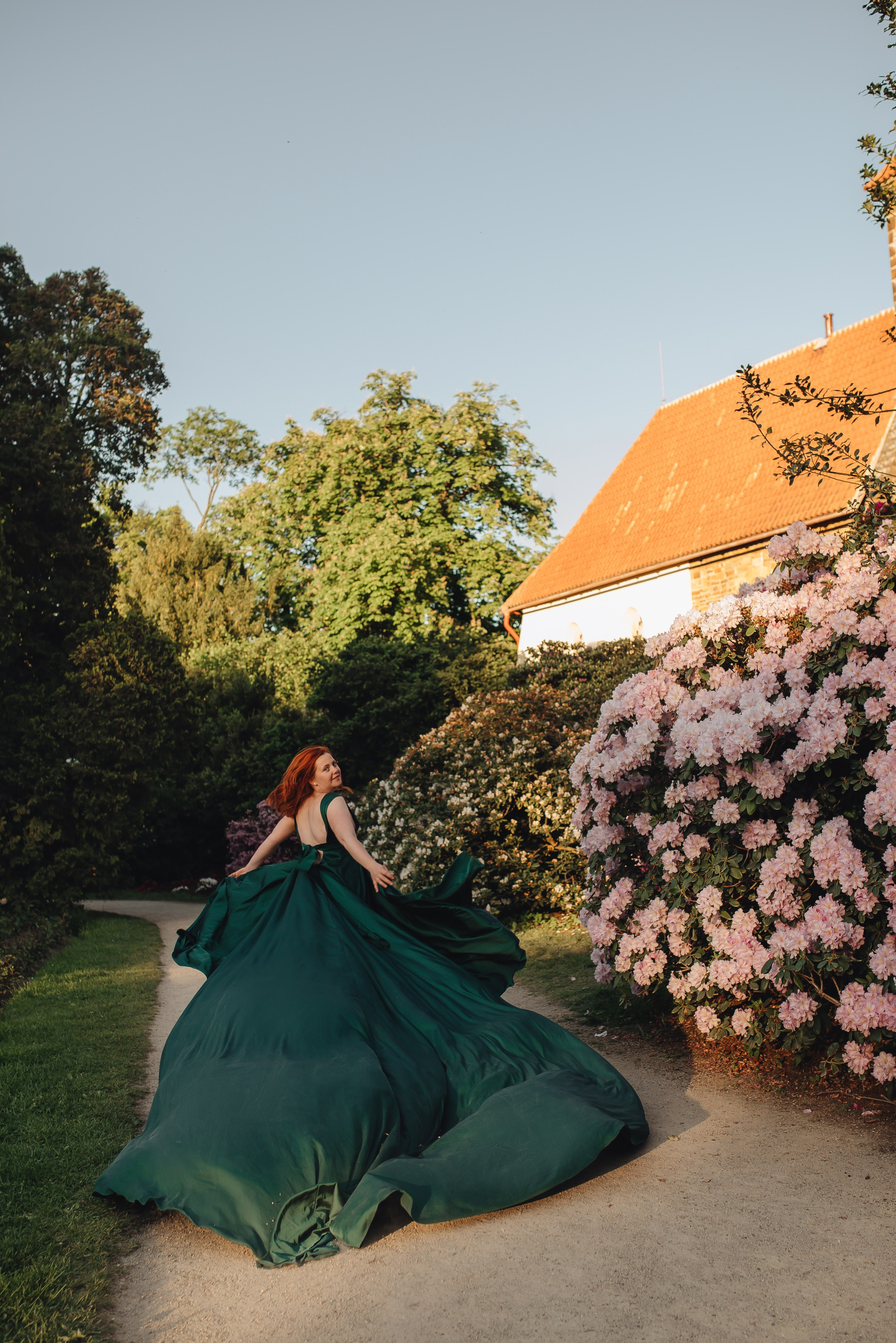 Фотосессия в летящем платье для Евгении. Фотограф Прага | Photographer Prague| Фотограф в Праге Яра Куркус