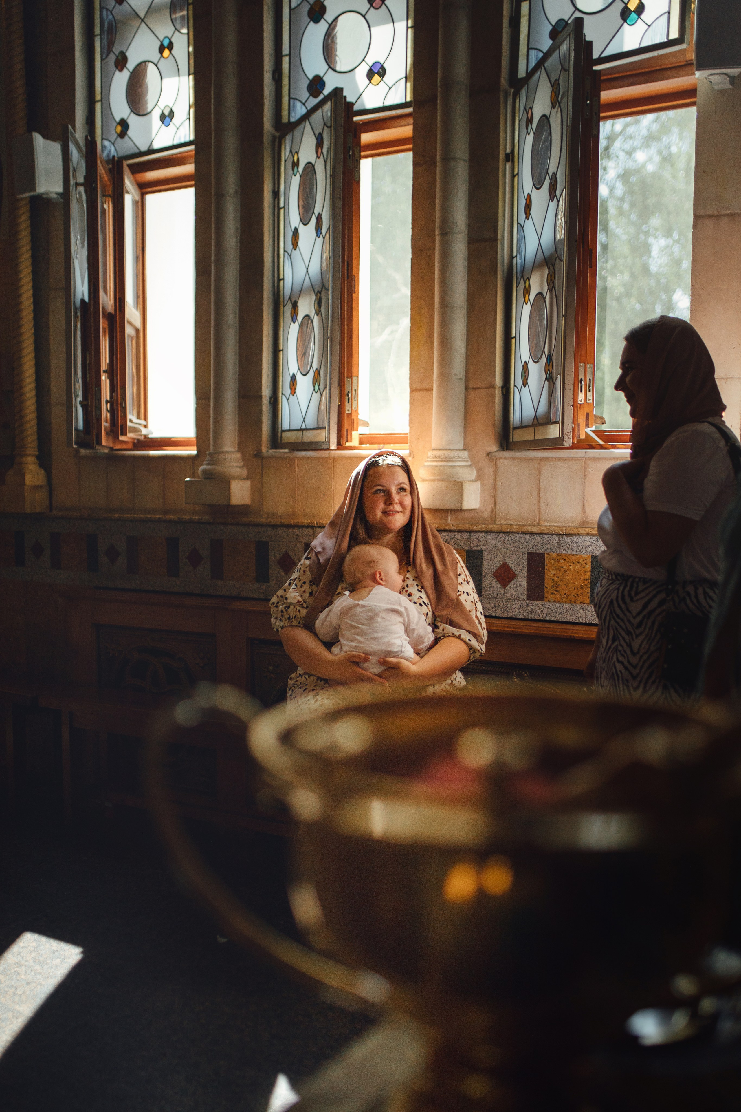 Таинство крещения Егора, Держаный храм, Елисаветенский монастырь, Минск