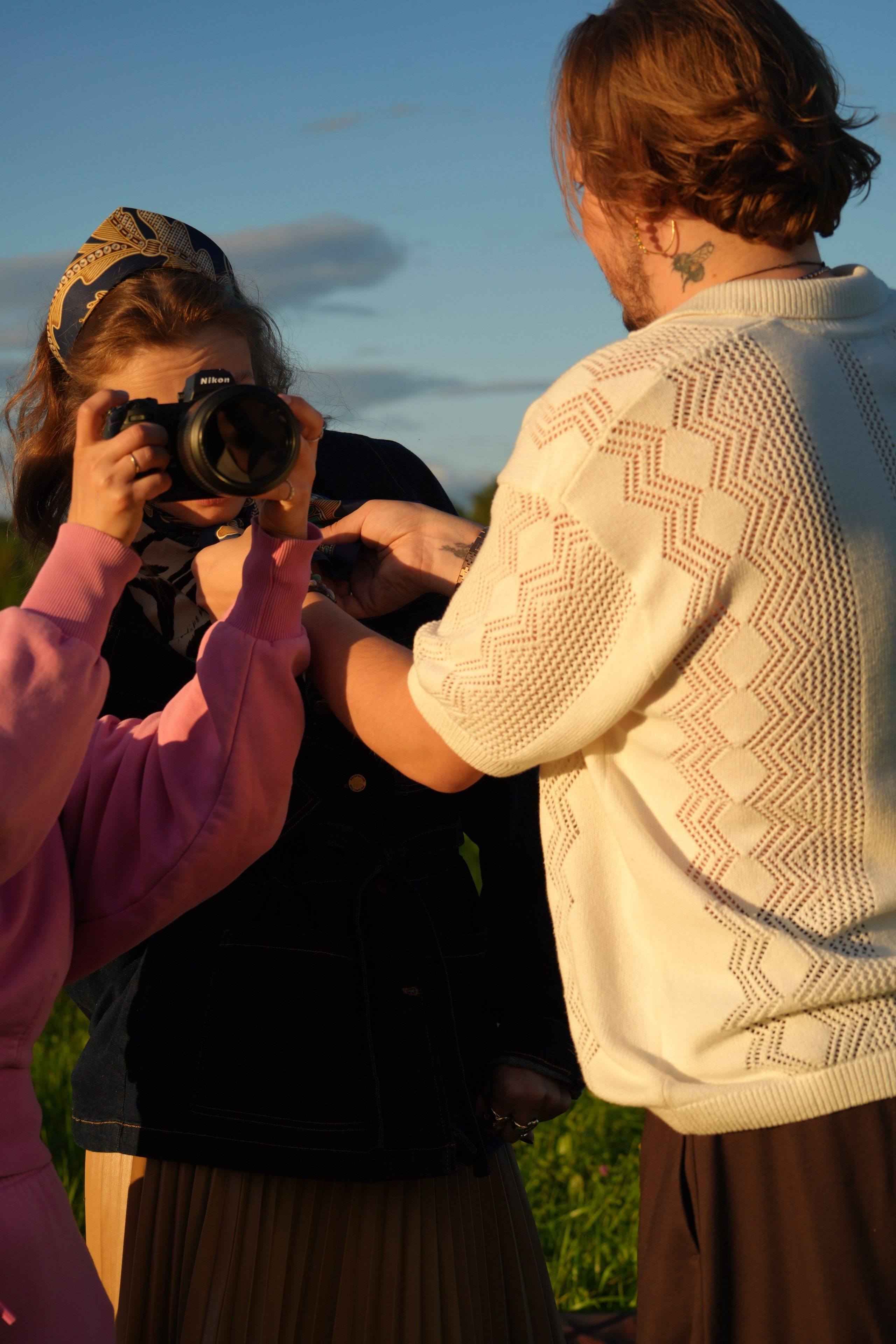 #backstage со съёмок команды в загородном доме. Портретный фотограф в Санкт-Петербурге Дмитриева Наталия