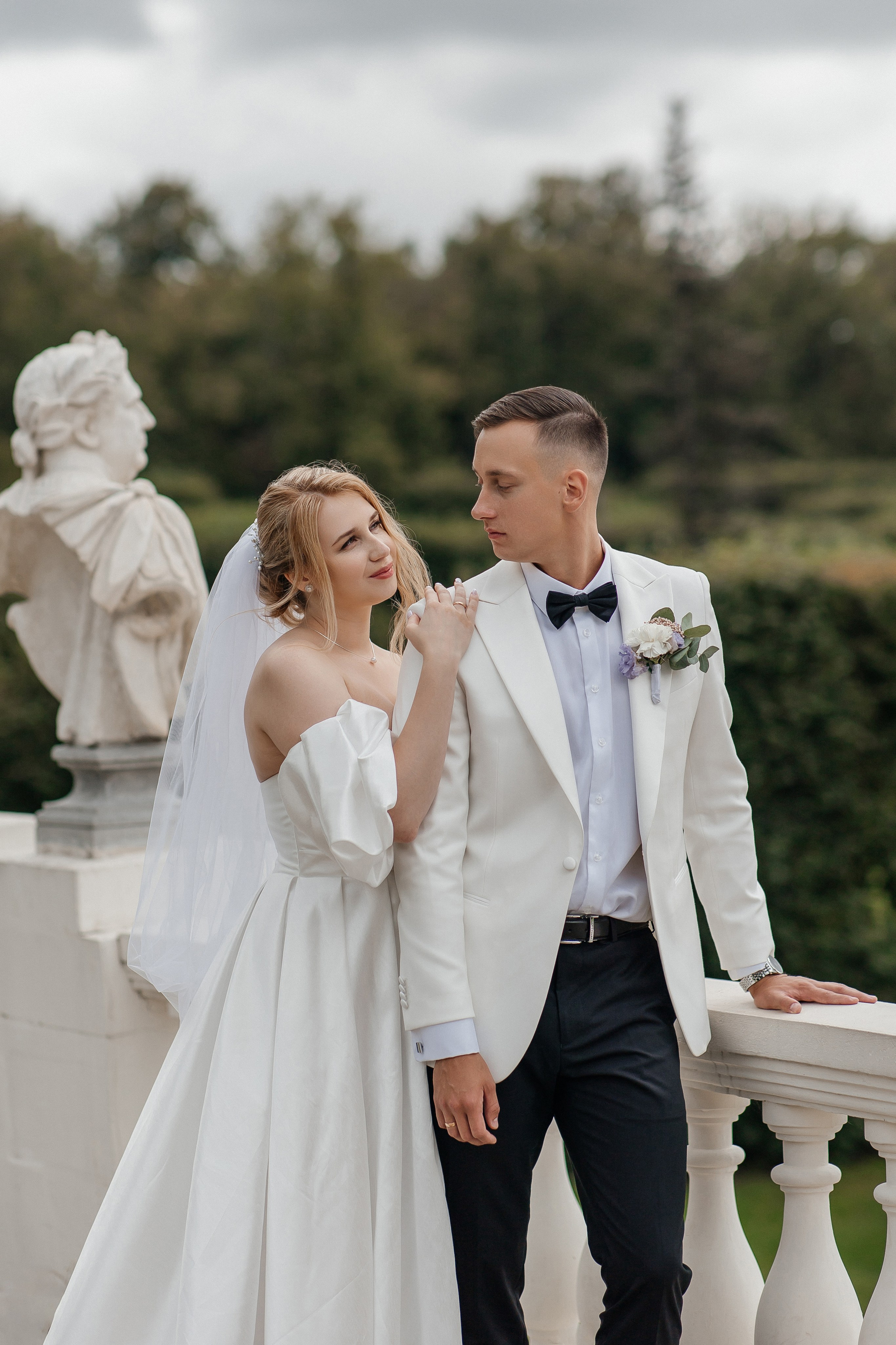 свадебная фотосессия в усадьбе Архангельское