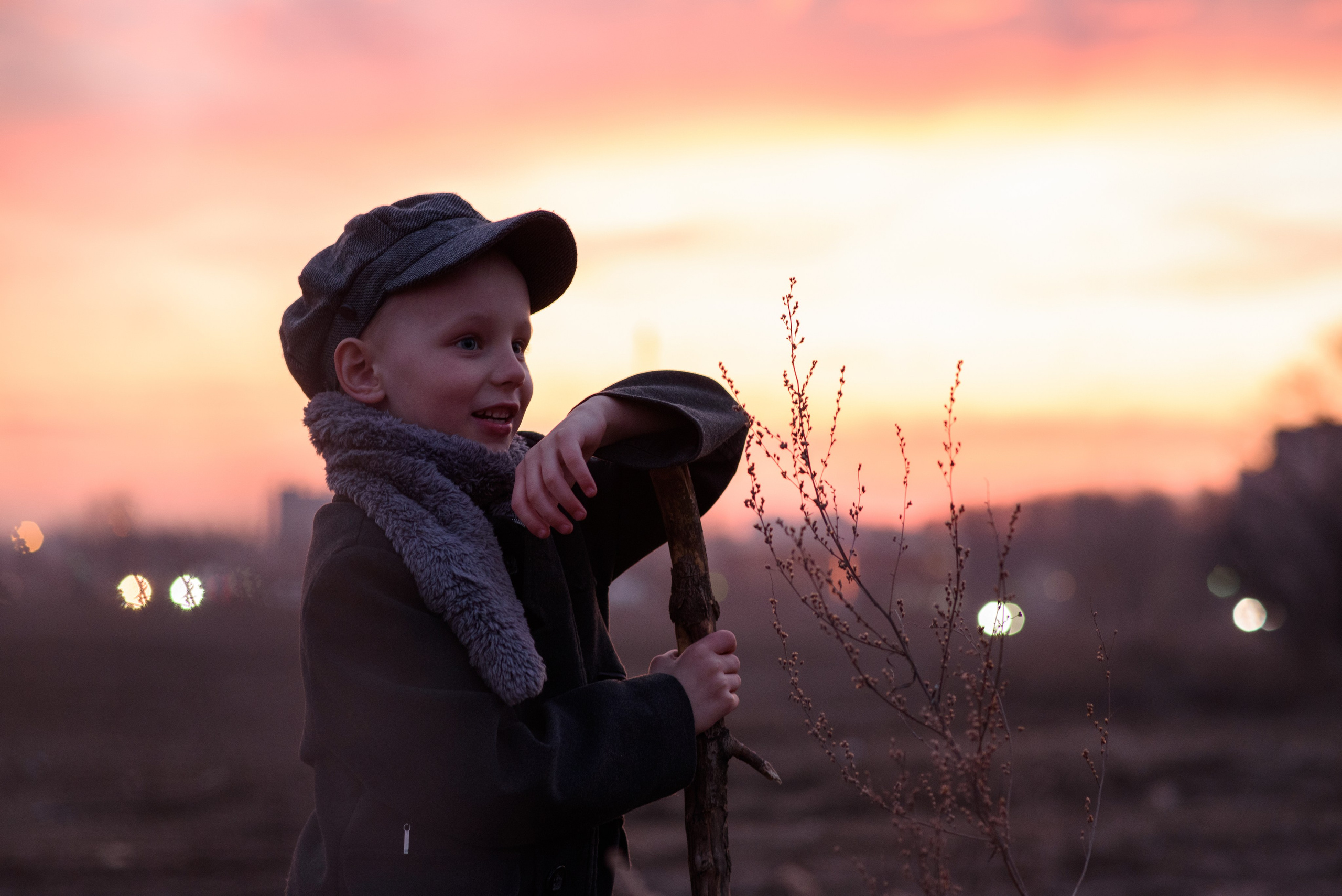 Юный Гаврош в поле. Анна Боровикова, фотограф Пушкино