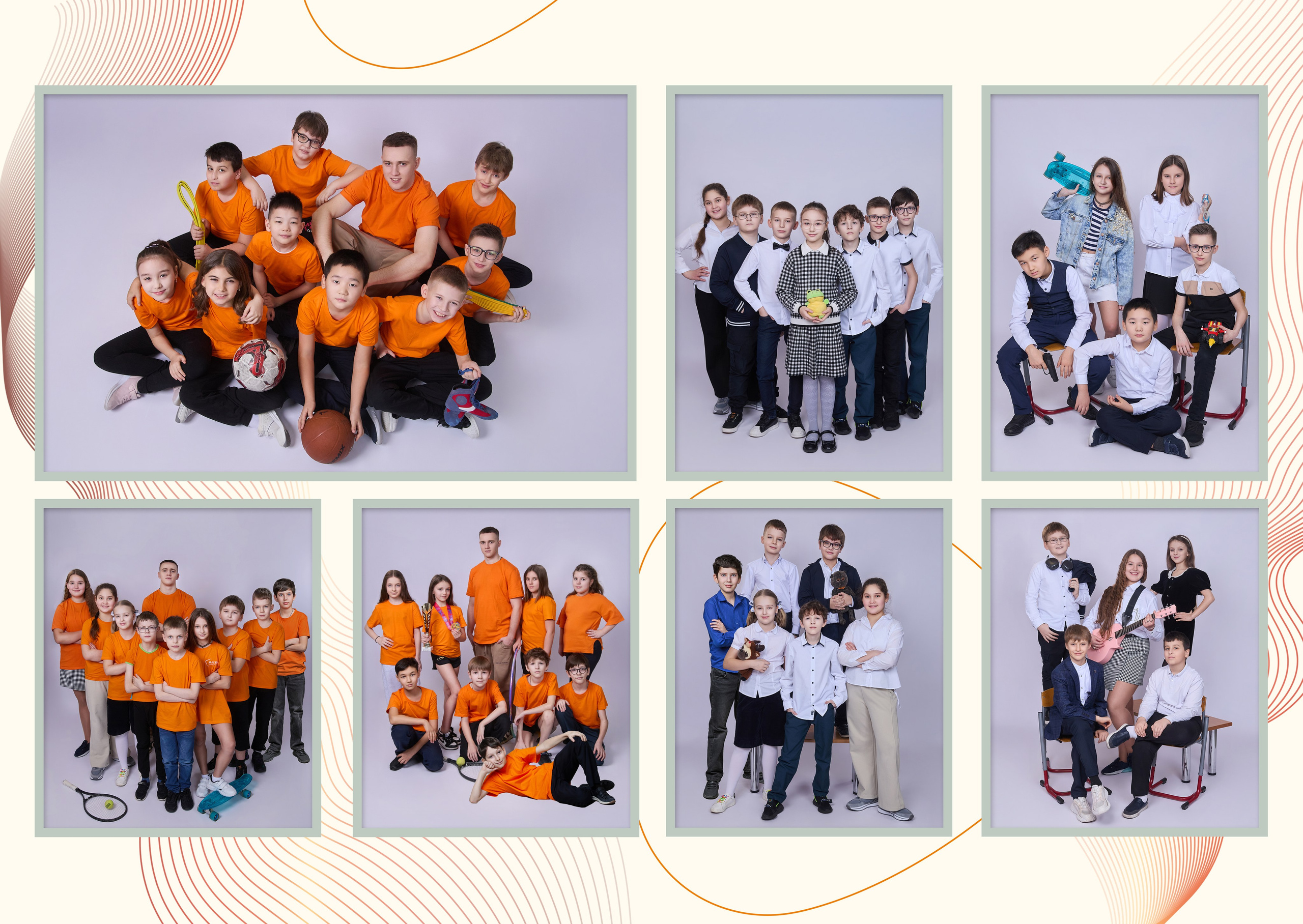 Выпускной фотоальбом «Движ» для 1–4 классов — «Миллион Портретов»