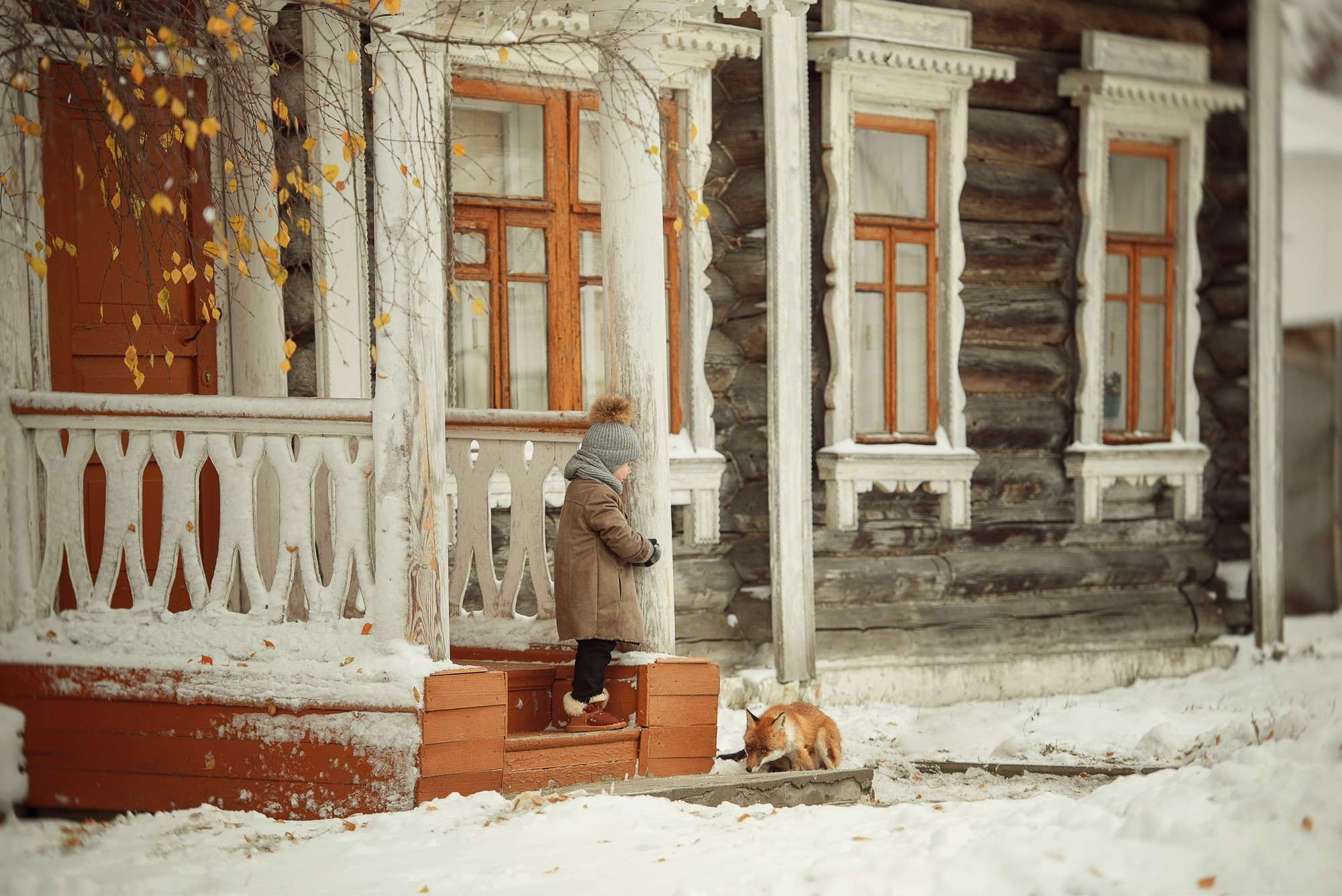 Зимние съемки с животными. Детский и семейный фотограф Склярова Екатерина