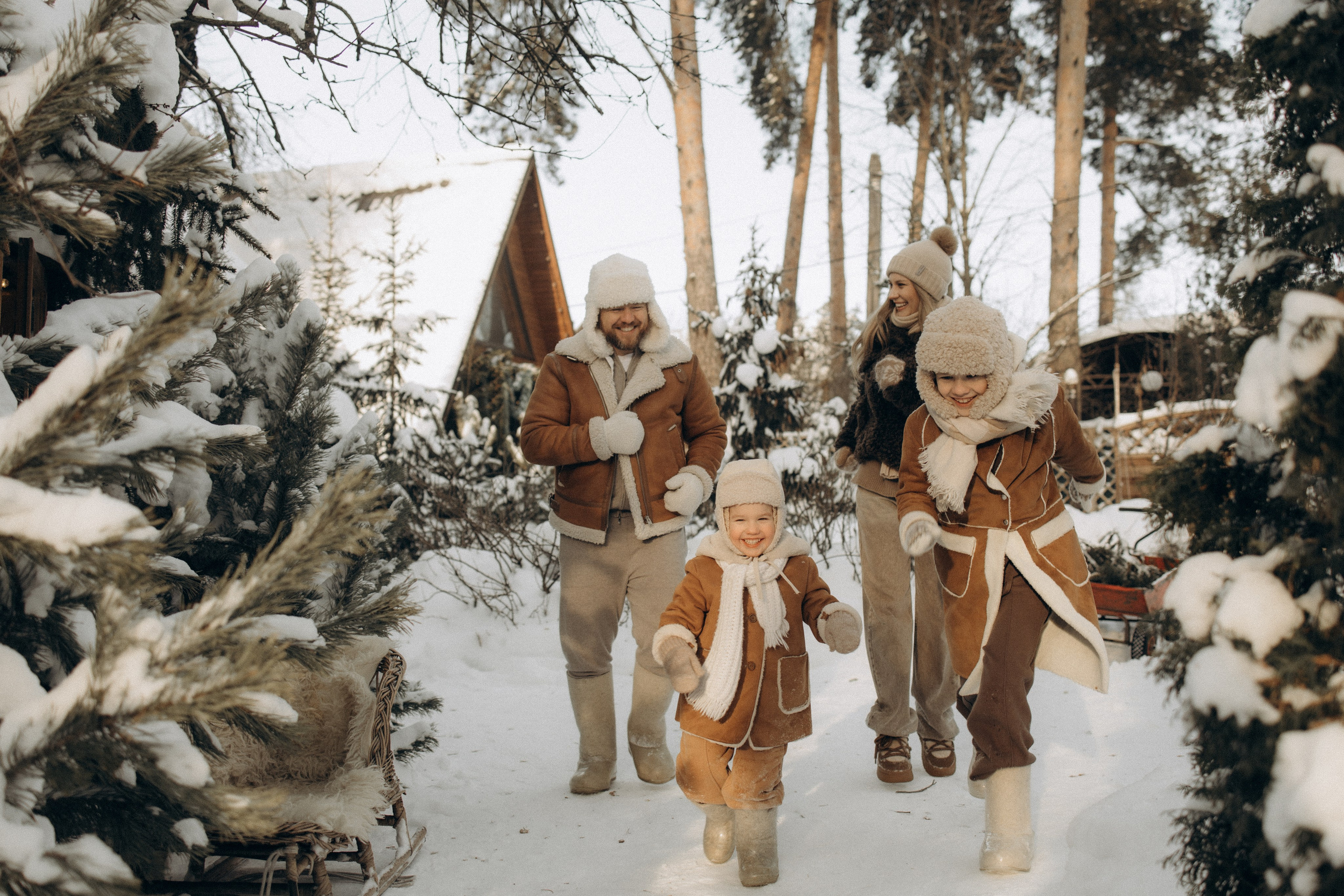 Зимняя фотосессия. Семейный фотограф Москва Юлиана Фетисова