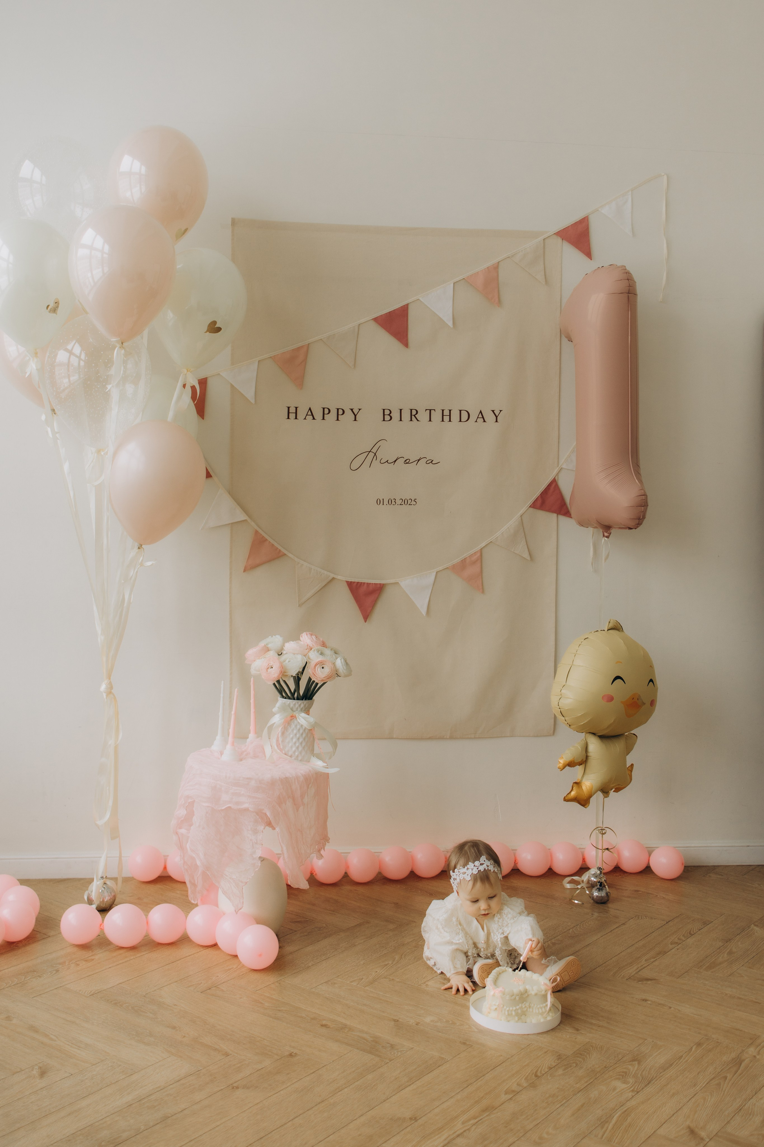 Первый день рождения!. Семейный фотограф Москва Юлиана Фетисова