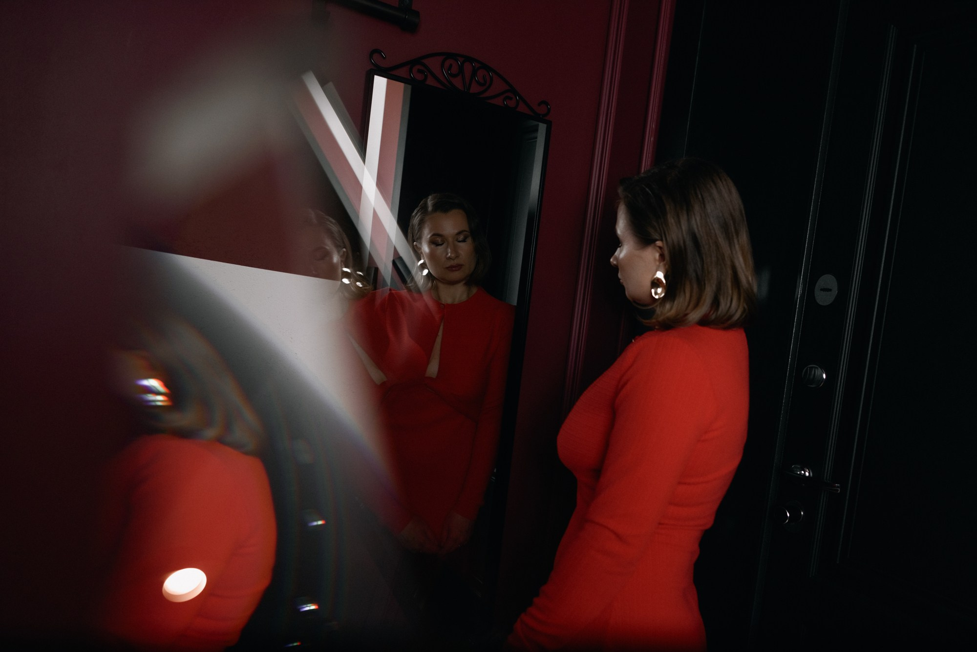 Концептуальная фотосессия Евгении, работа в интерьерной студии