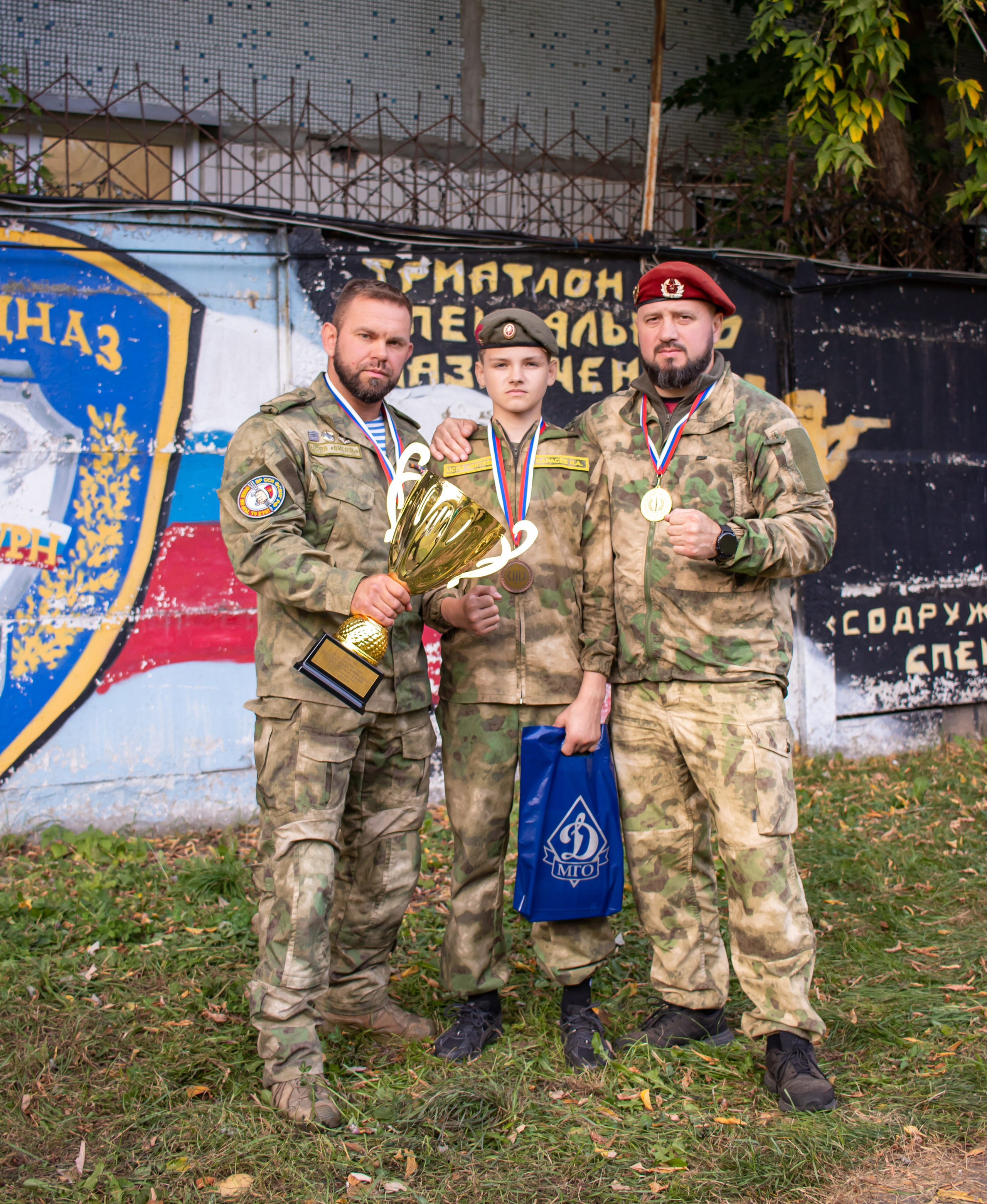 Триатлон «Юный спецназовец» в Сатурне: победы команды ЦСПВ «Витязь»