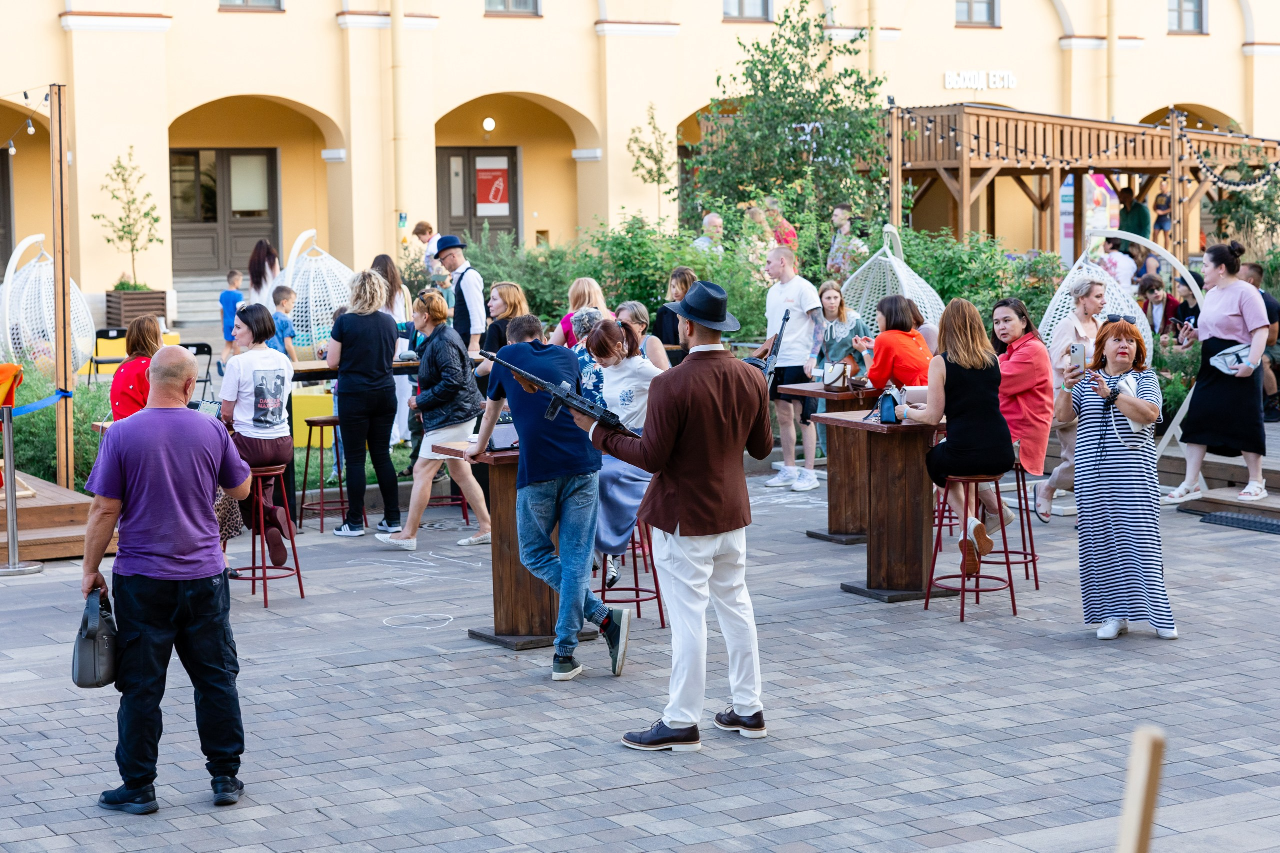 JAZZ под небом в Никольских рядах от AMADEUS. Репортажная съемка. Фотограф в Санкт-Петербурге — Сергей Петров