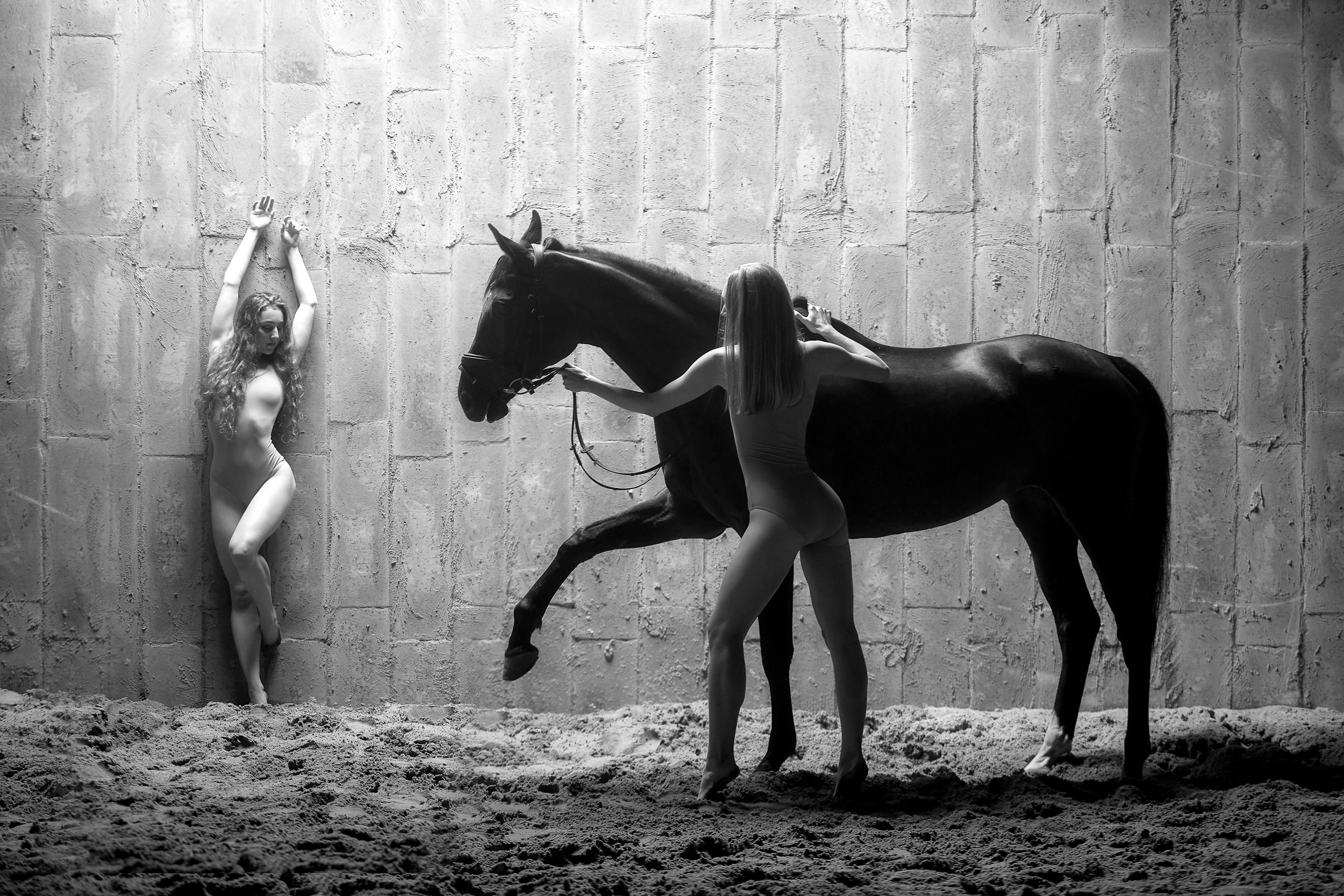 Балет и лошади, фотосессия «ГРАЦИЯ и СИЛА-1» Фотограф Михаил Семенов г. Ярославль