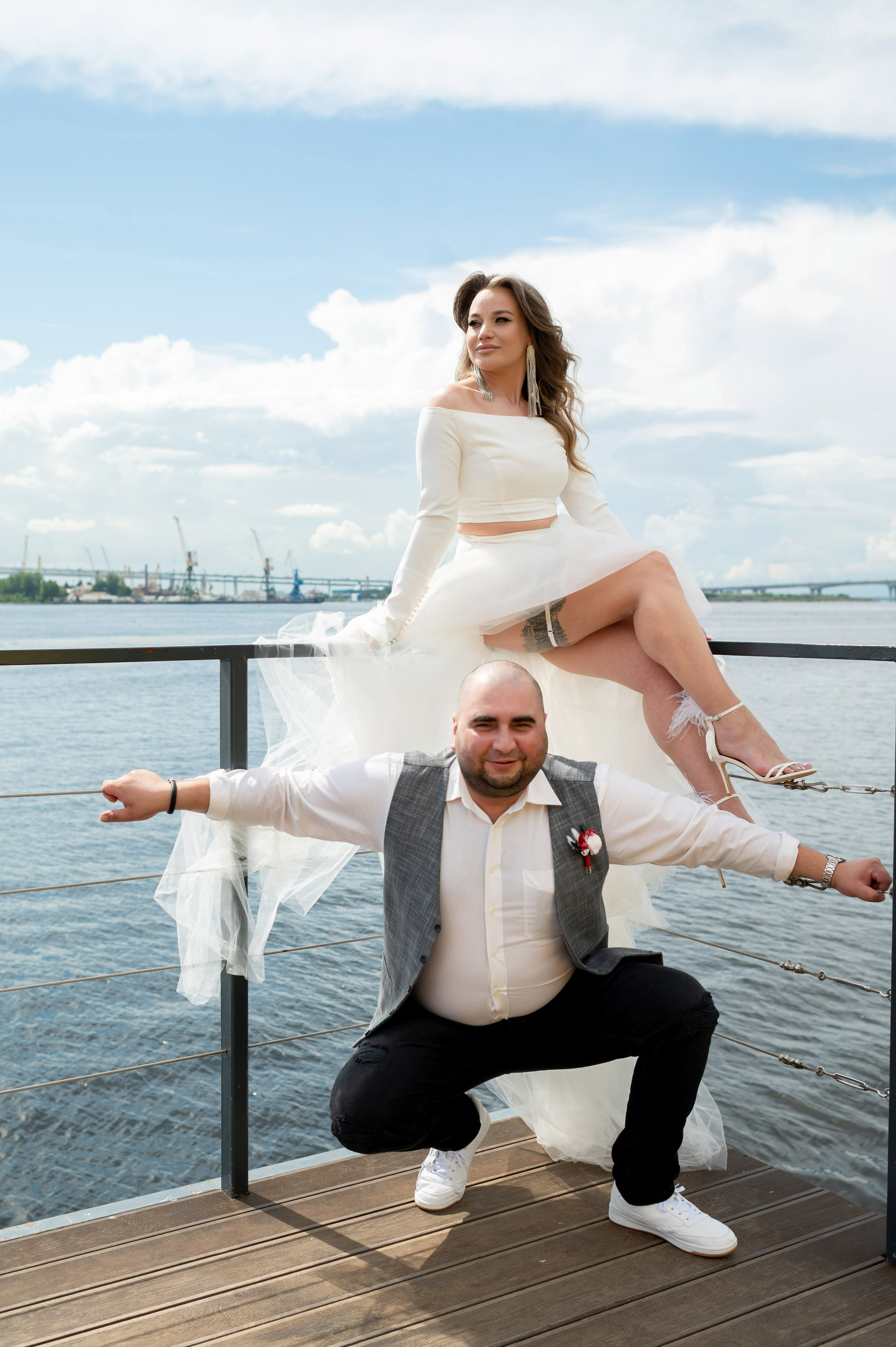 Экстравагантная свадебная фотосессия Светланы и Славы по нетрадиционным и оригинальным местам для свадебной прогулки в Санкт-Петербурге. Портретный, семейный и свадебный фотограф в Санкт-Петербурге и в Пушкине Ширяев Денис