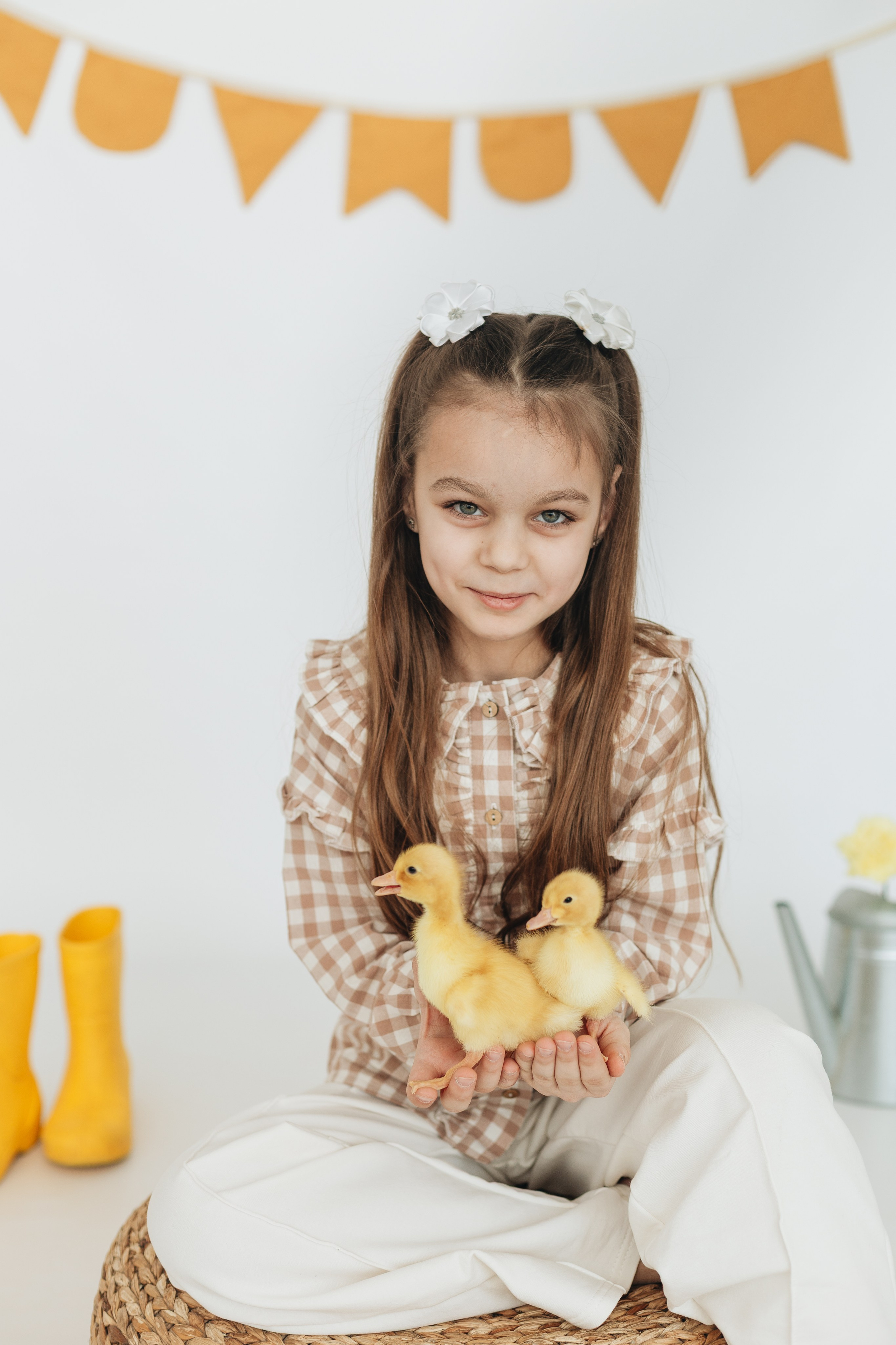 Детские фотосессии с утятами в Железнодорожном и Балашихе