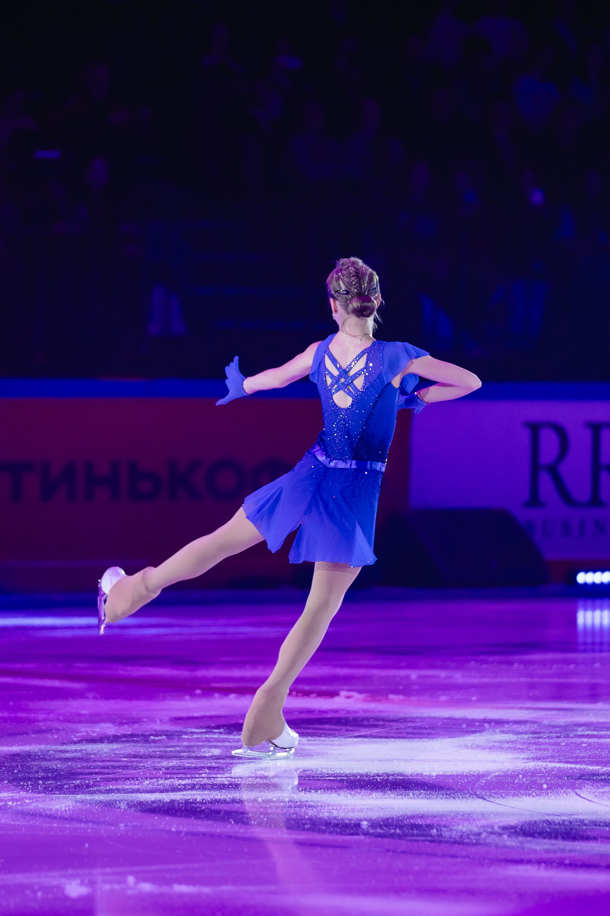 Шоу «Чемпионы на льду» в Новосибирске. Воробьева Ксения — Спортивный и танцевальный фотограф Новосибирск