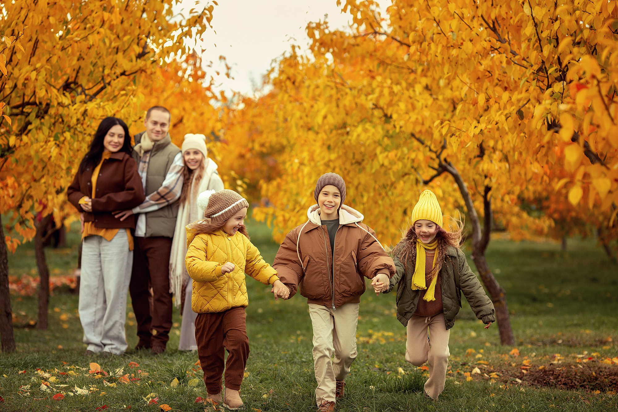 Самая настоящая осенне-золотая семейная съемка. Tatyana Nadezhdina Family photographer