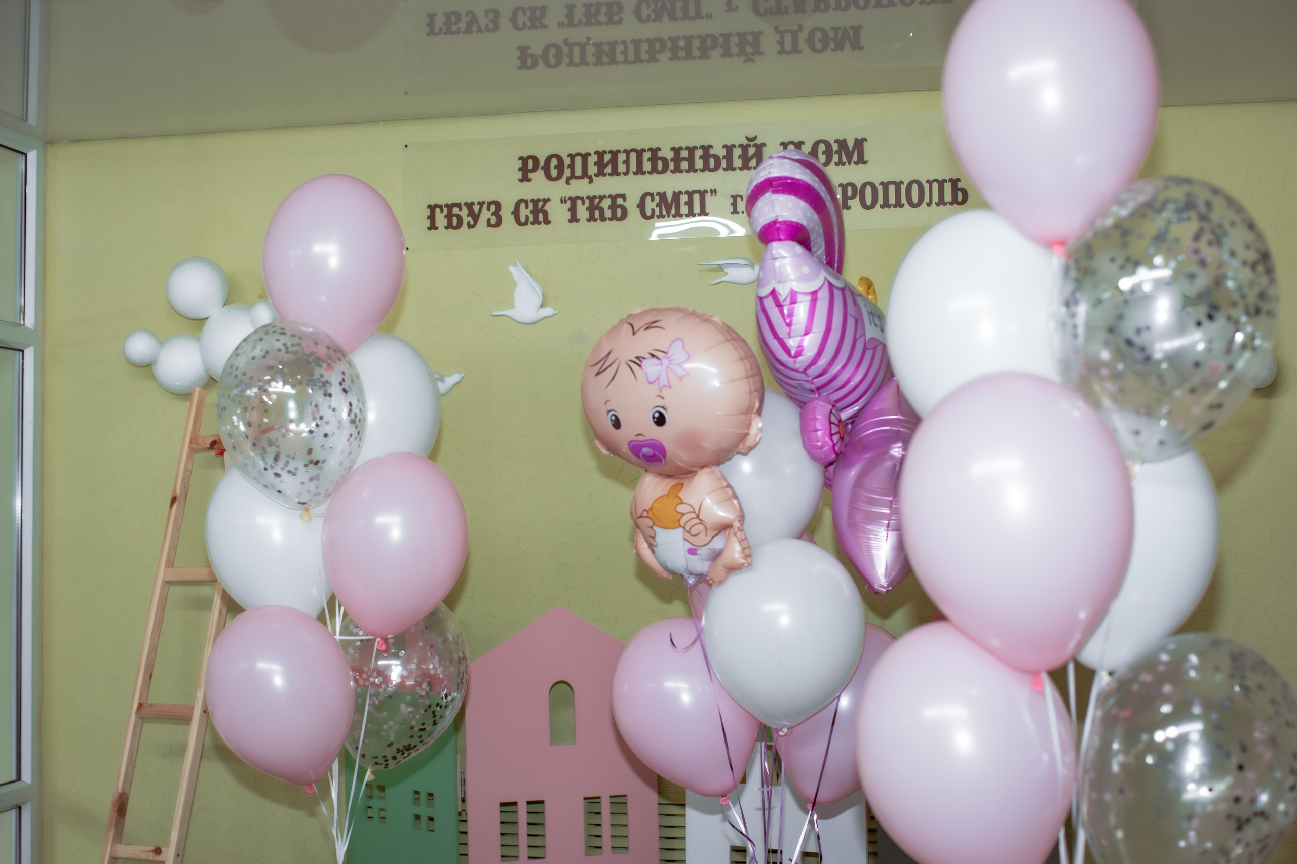 Выписка из Роддома Анастасии с Кирочкой. Фотограф и видеограф в Ставрополе Инна Попова