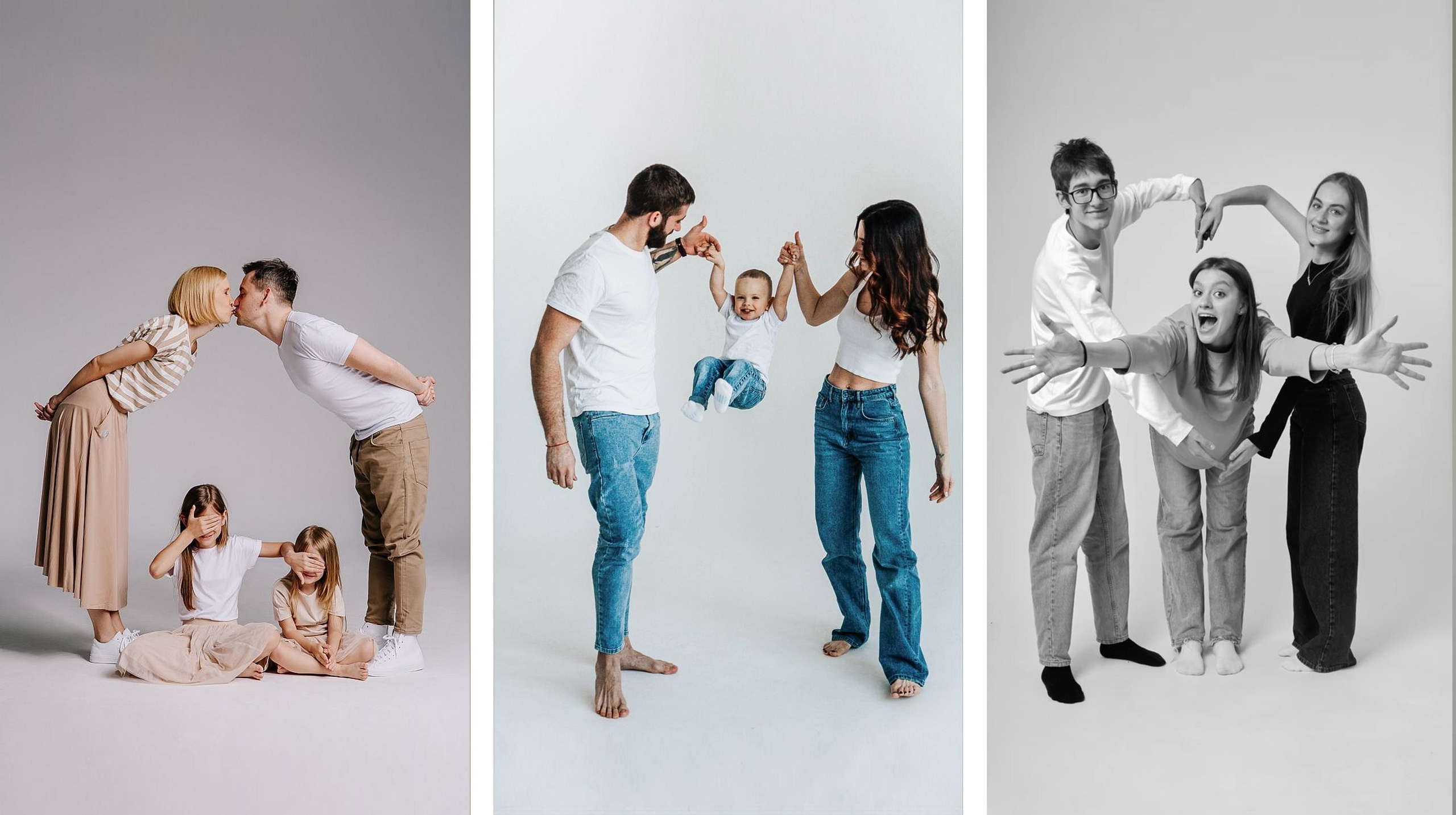 Фотостудия автопортрета с зеркалом и пультом.