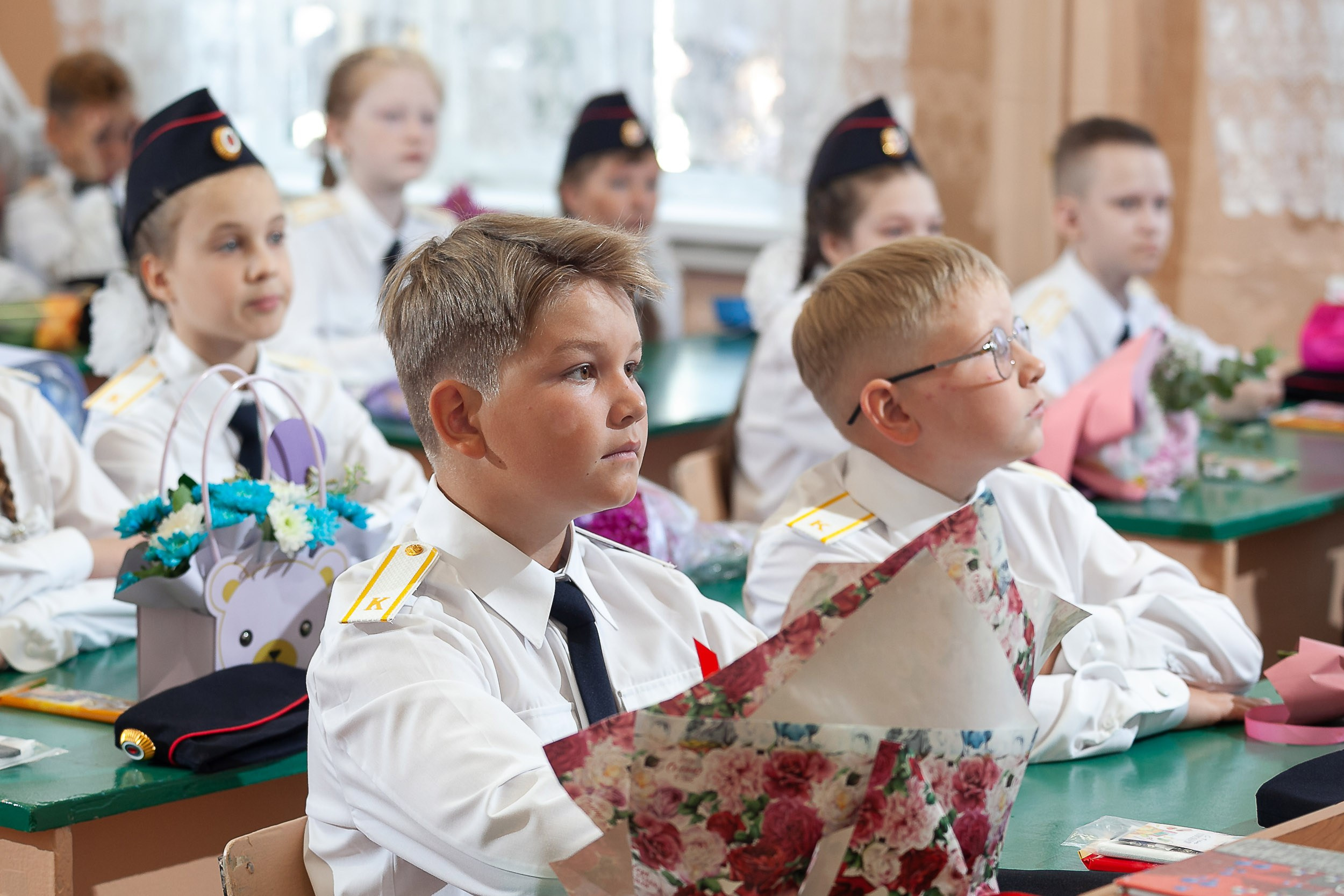 Фотосессия дл я5К класса в День знаний