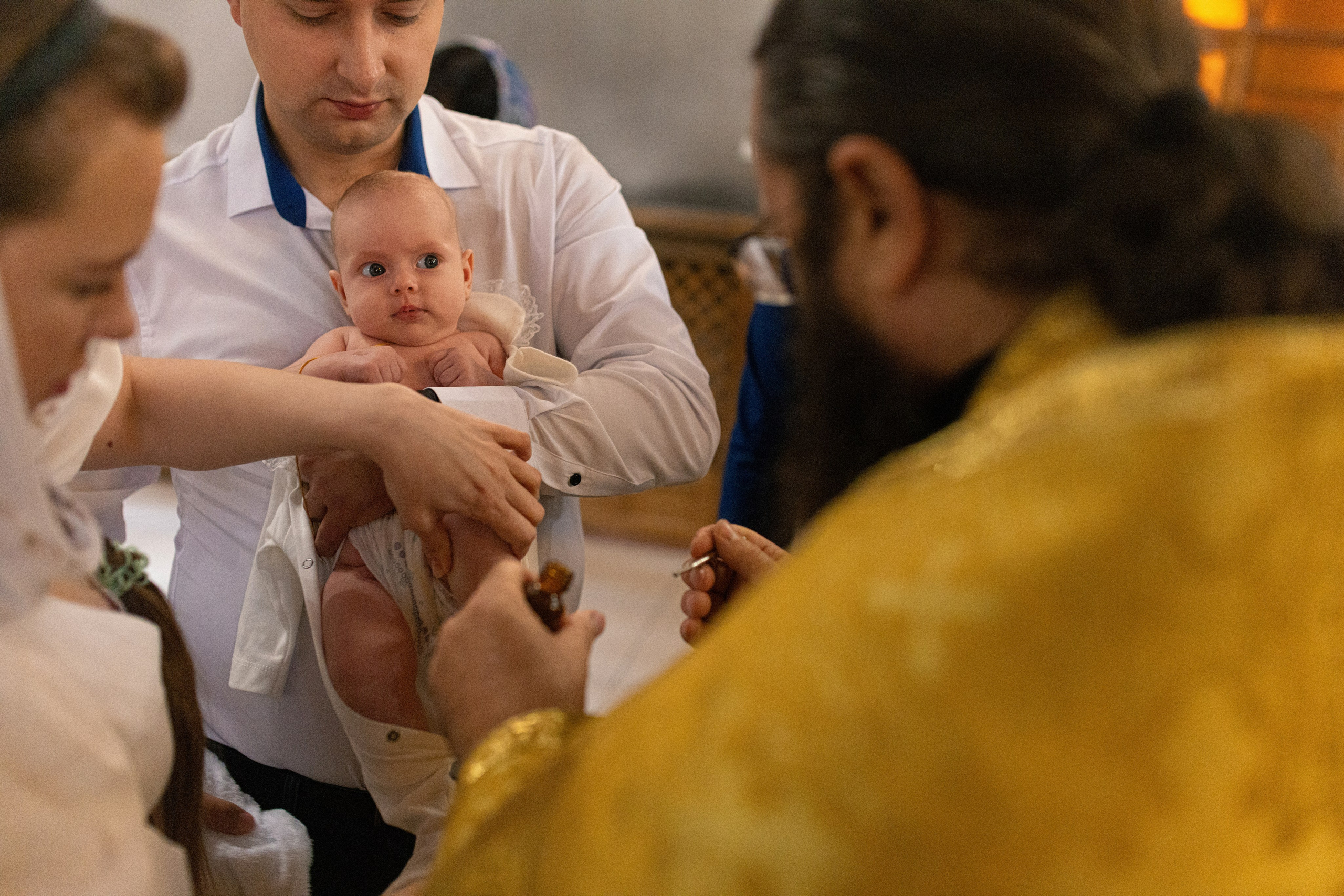 Крещение Алины. Дмитрий Шульгин, портретный фотограф в Воронеже