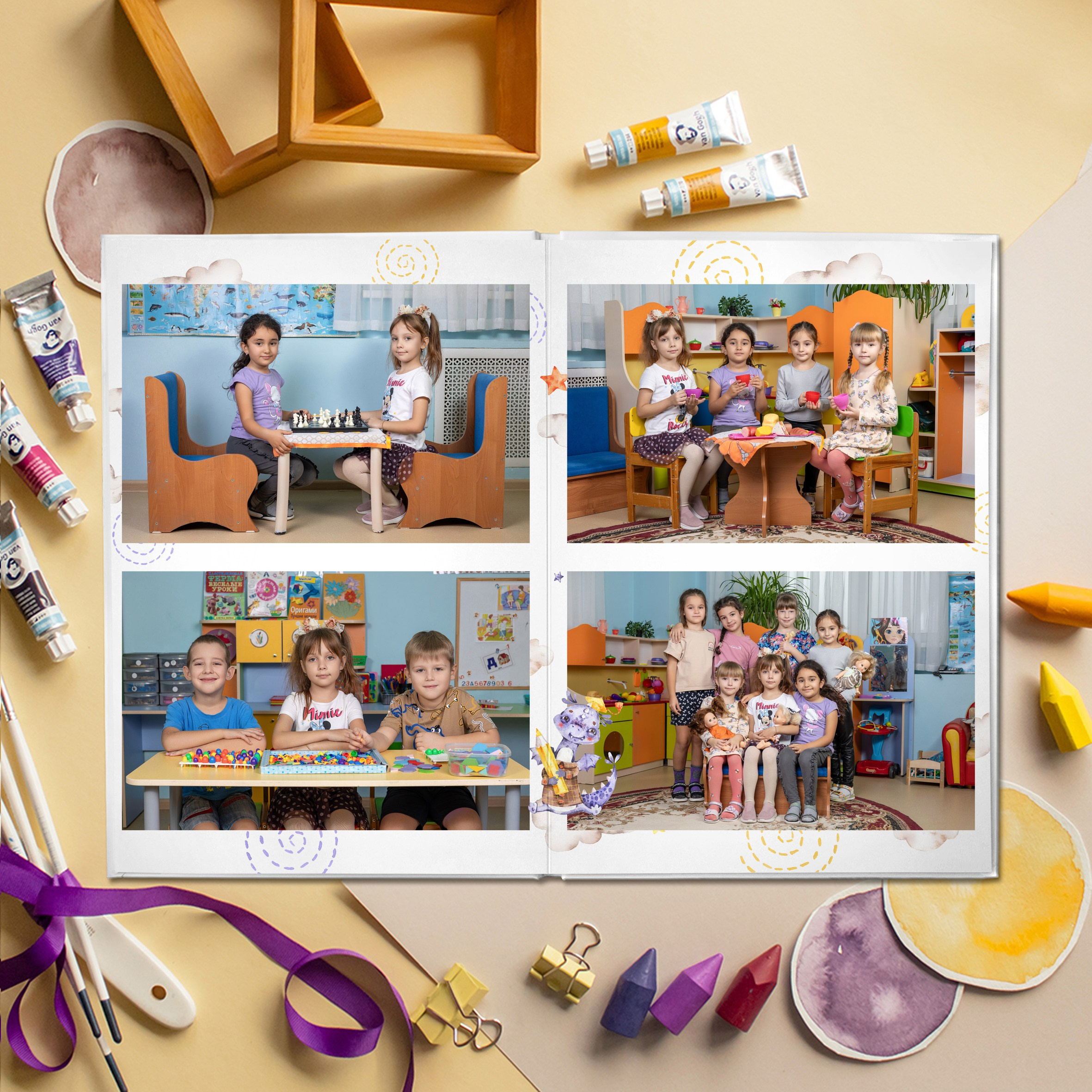 Альбом 5 разворотов ДС. Выпускные альбомы Новороссийск