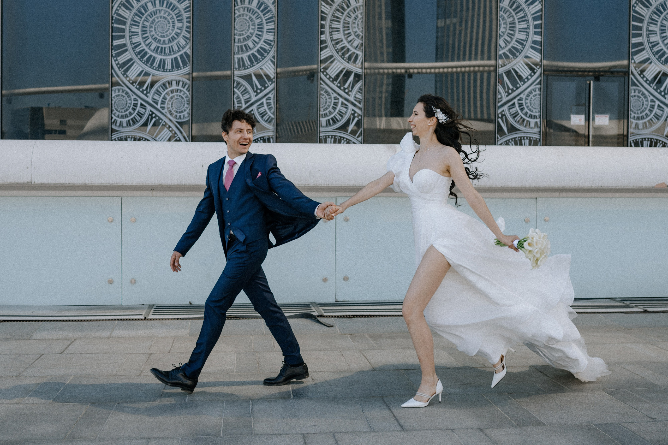 Фотосессия свадьбы в Москва-сити