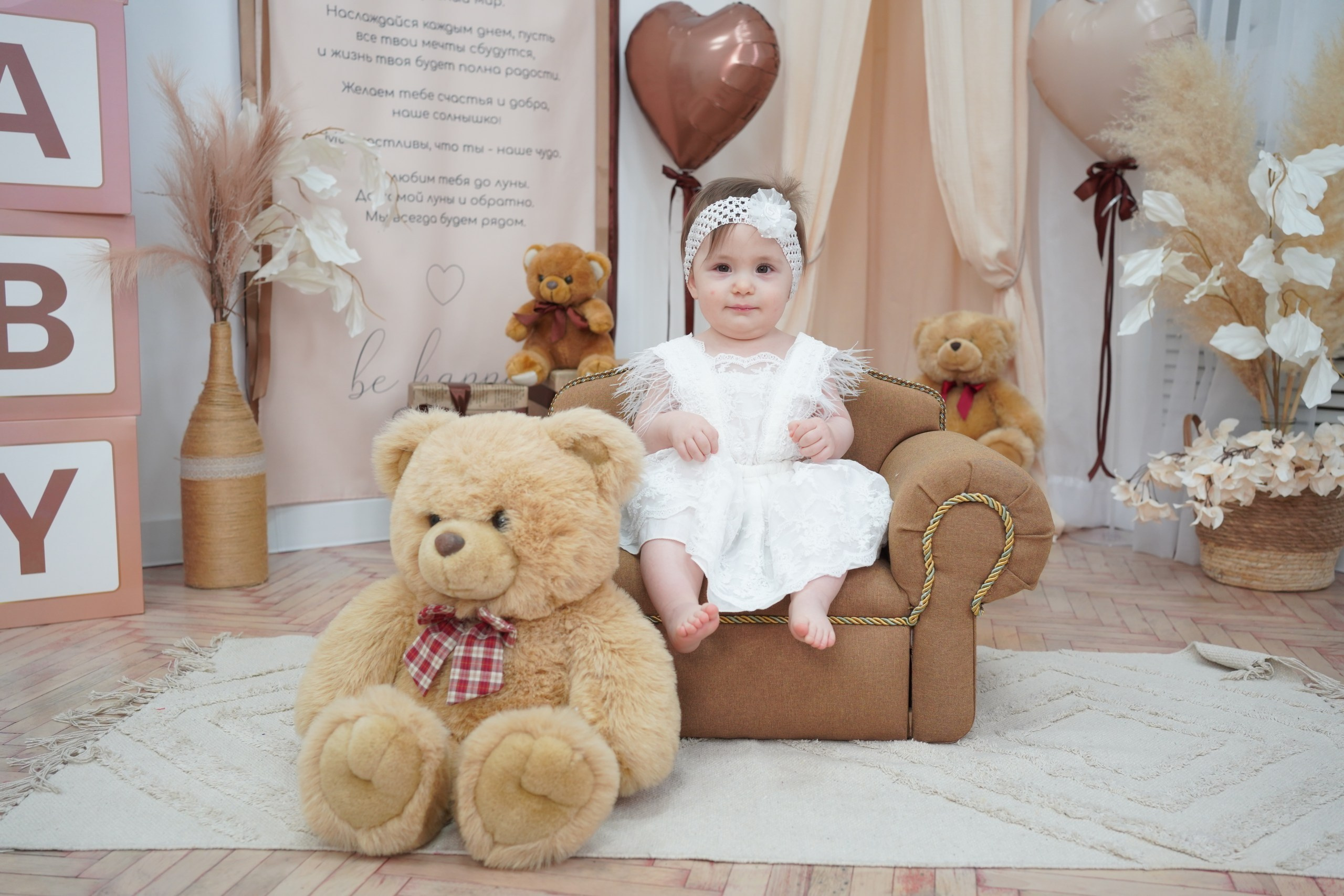 Фотоссесия на Годик для Девочки. Детская Фотостудия ГОДОВАСИКИ в Санкт-Петербурге фотосесия на годик