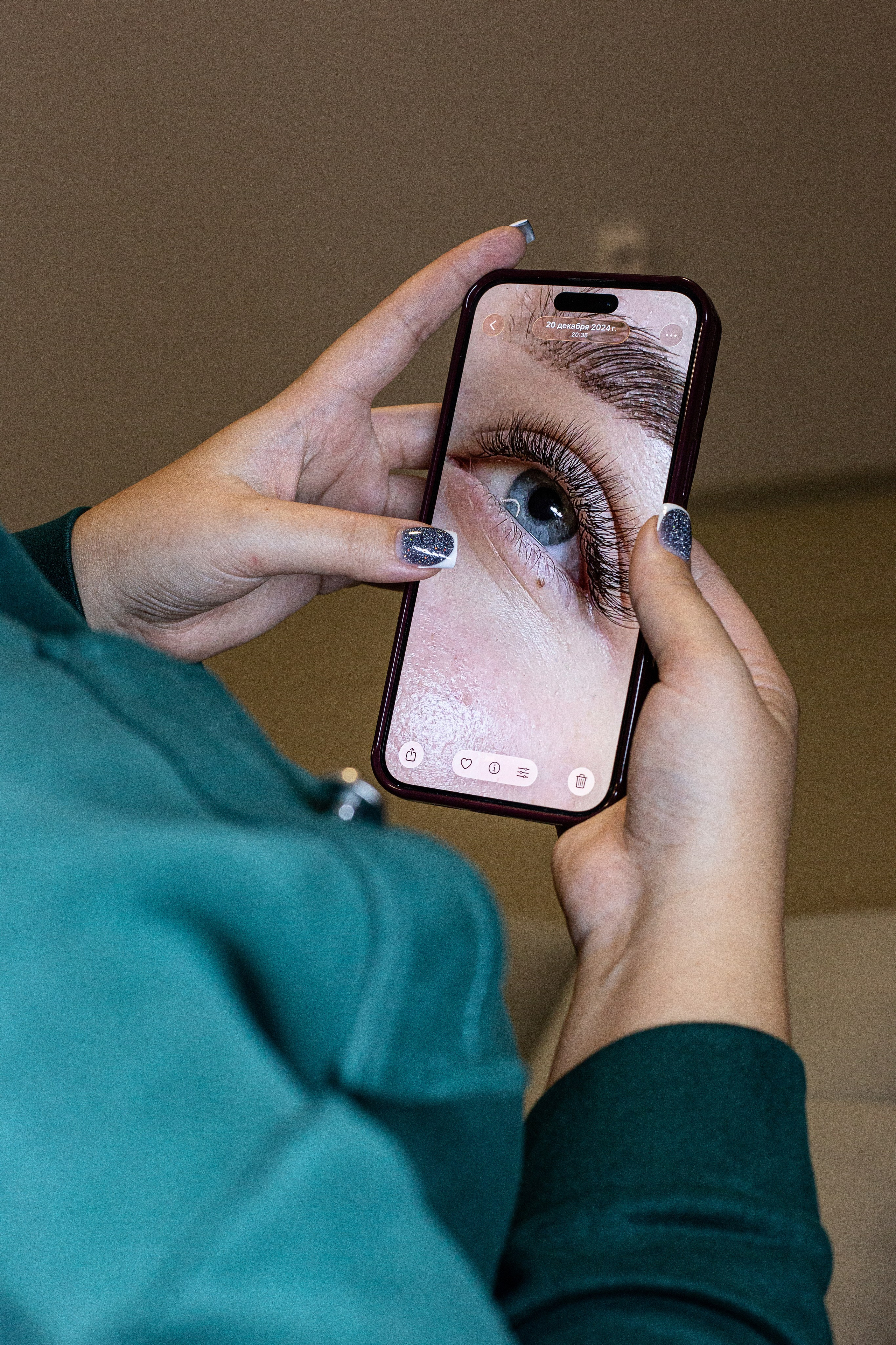 Фотосессия для мастера по наращиванию ресниц