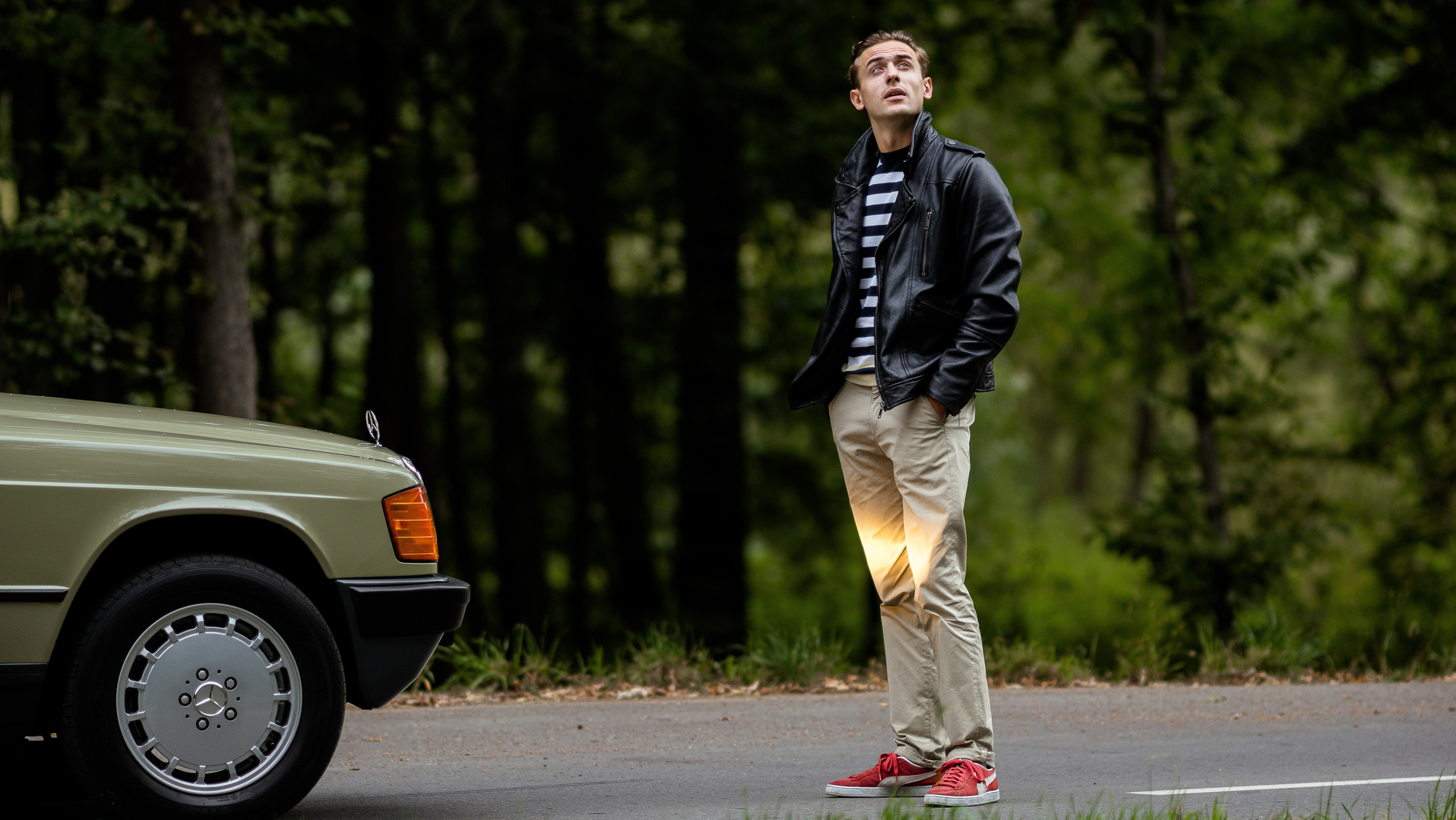 Фотосъемка Mercedes 190, w201 в Москве. Жуков Илья свадебный фотограф в Москве