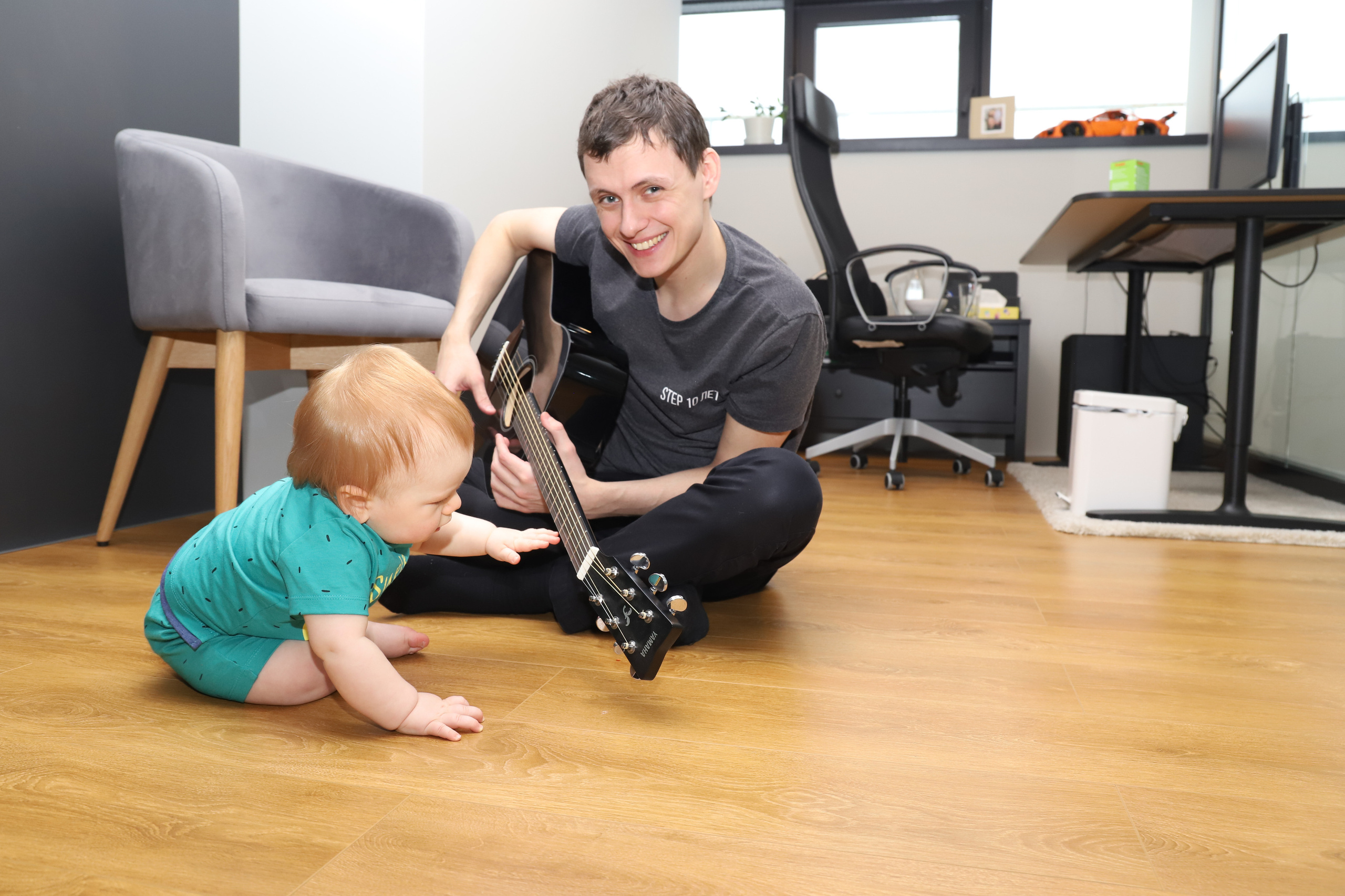 Домашняя фотосъемка Сергея, Елены и их прекрасных детей. Фотограф в Санкт-Петербурге Наталья Брилькова