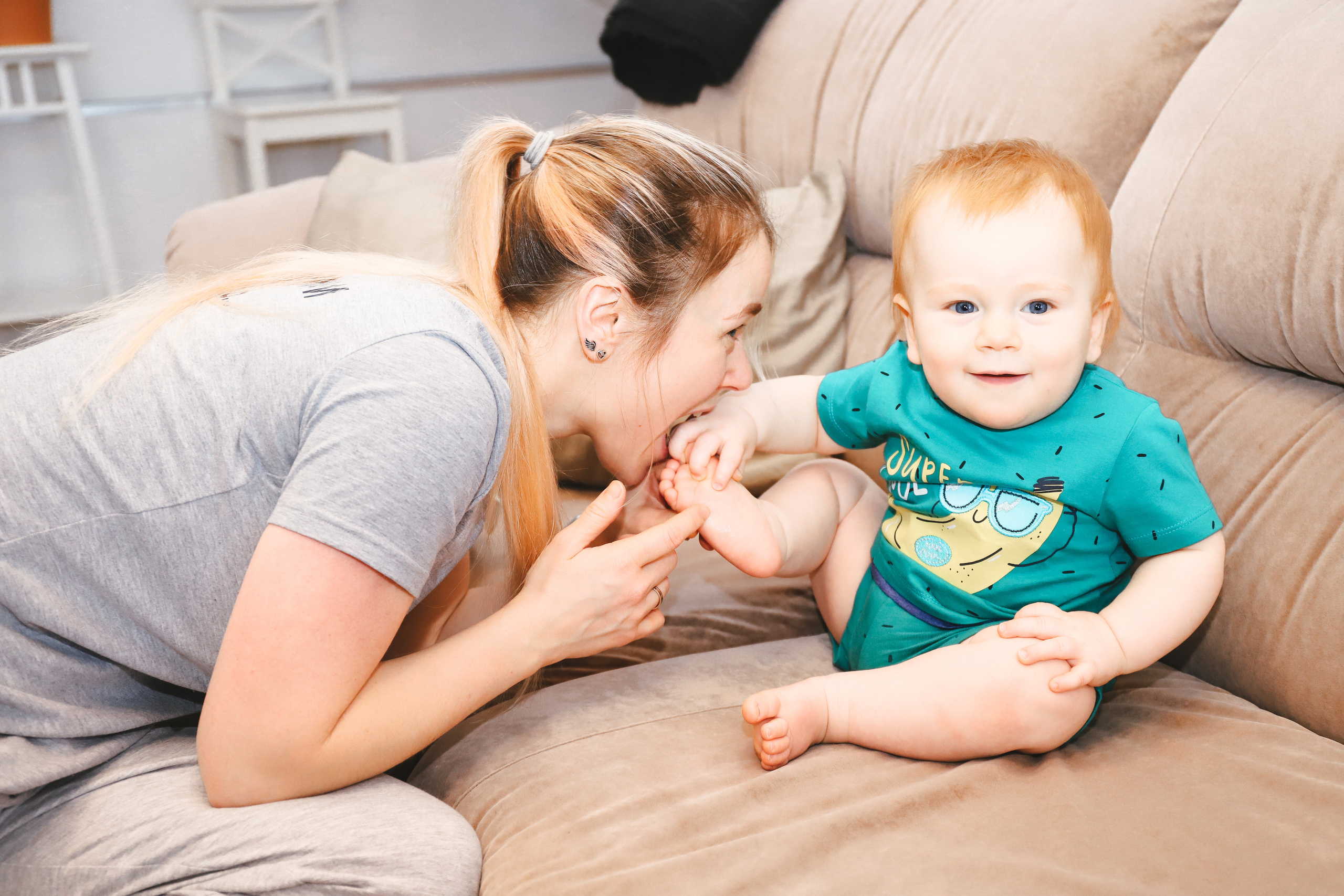 Домашняя фотосъемка Сергея, Елены и их прекрасных детей. Фотограф в Санкт-Петербурге Наталья Брилькова
