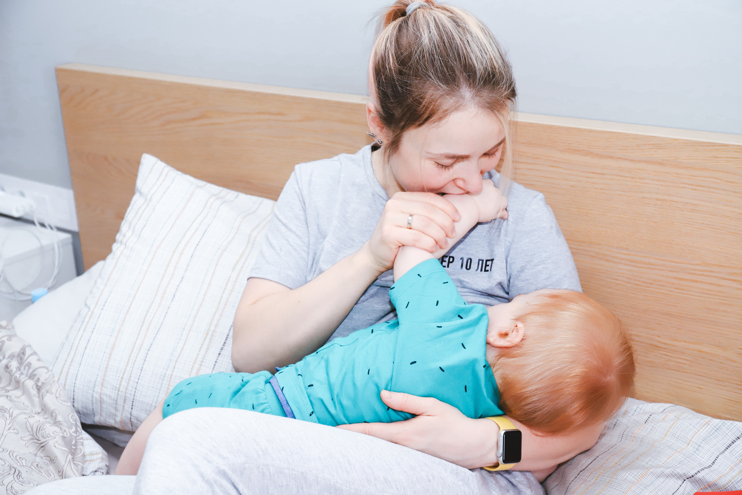 Домашняя фотосъемка Сергея, Елены и их прекрасных детей. Фотограф в Санкт-Петербурге Наталья Брилькова