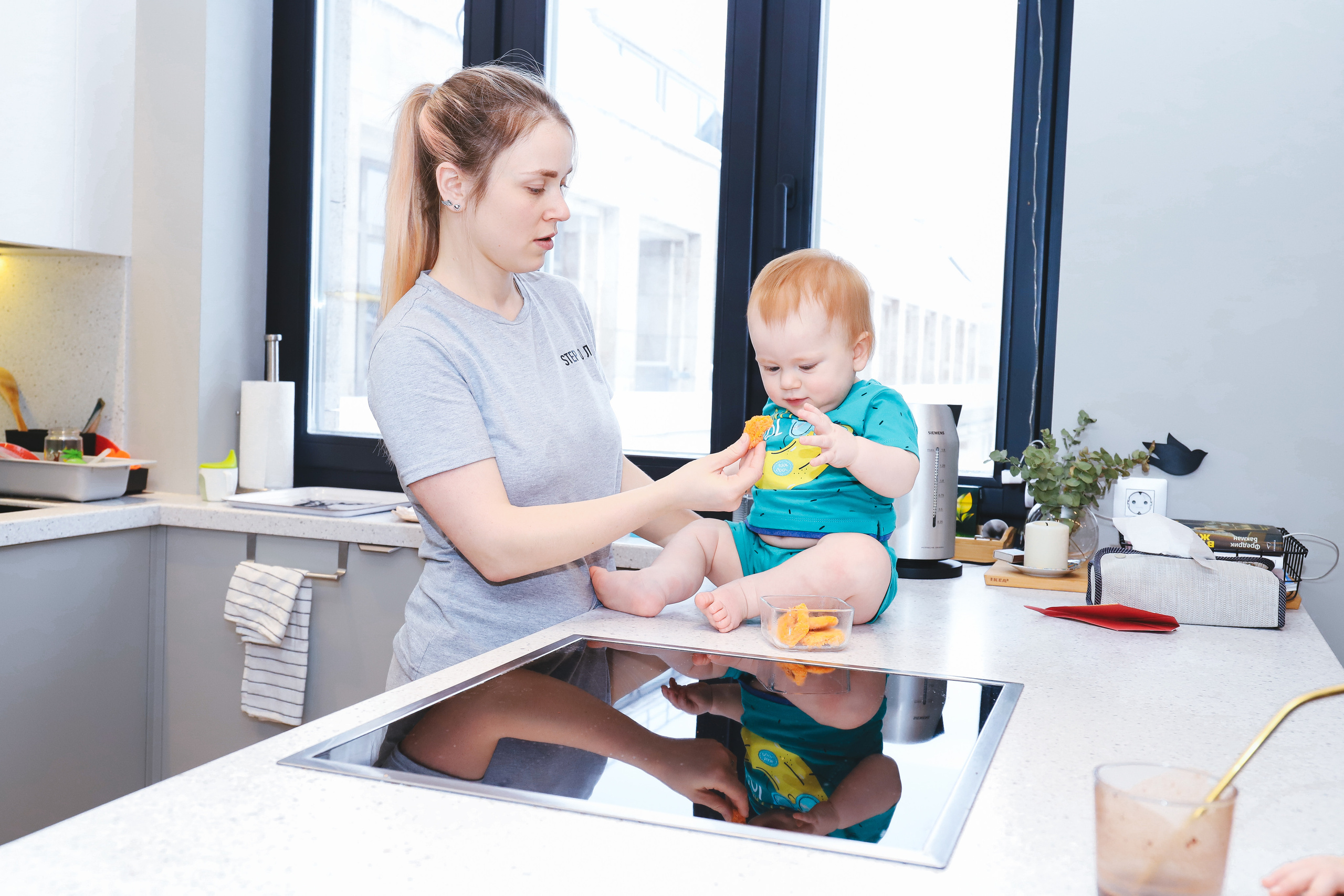 Домашняя фотосъемка Сергея, Елены и их прекрасных детей. Фотограф в Санкт-Петербурге Наталья Брилькова