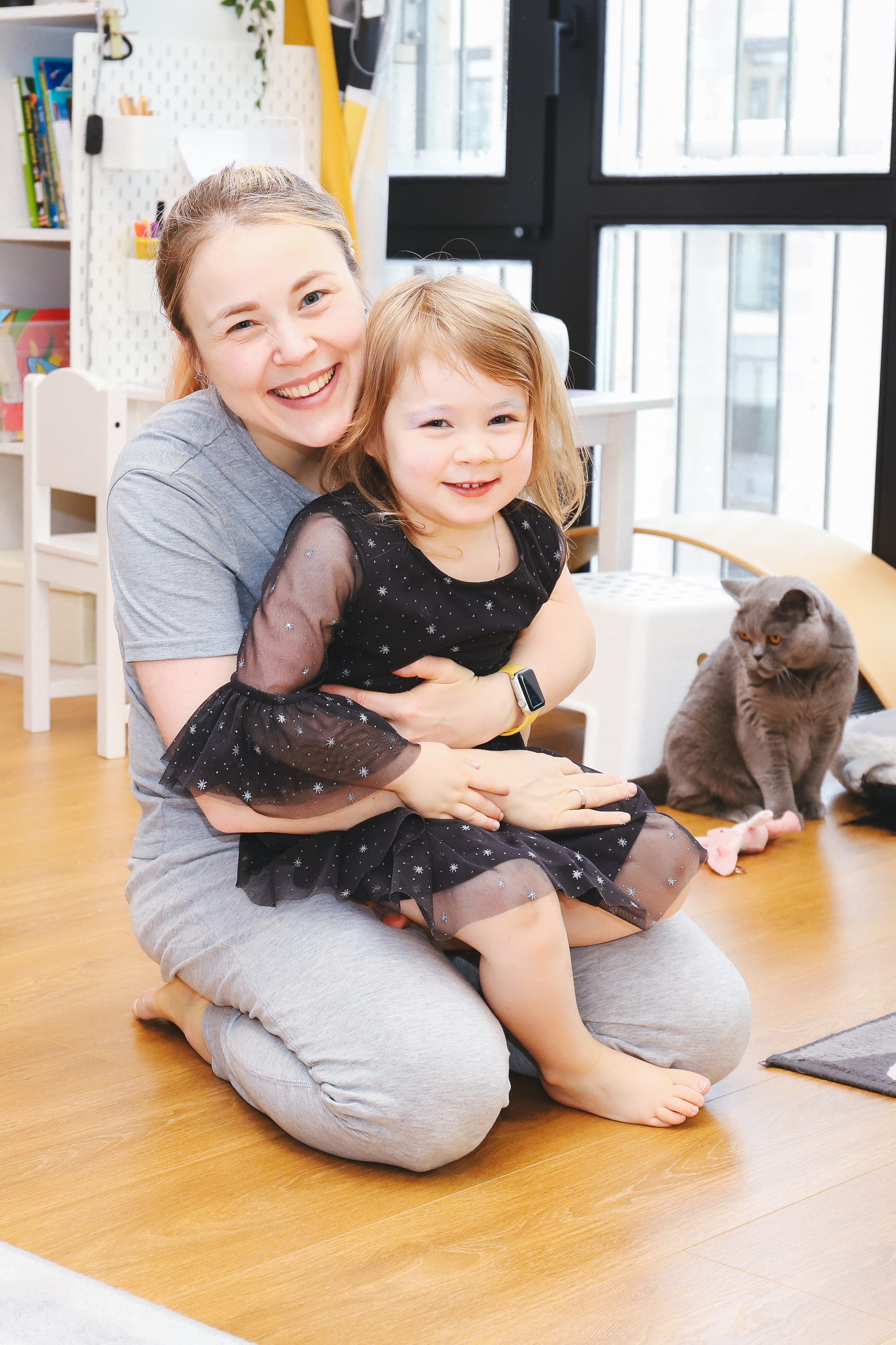 Домашняя фотосъемка Сергея, Елены и их прекрасных детей. Фотограф в Санкт-Петербурге Наталья Брилькова