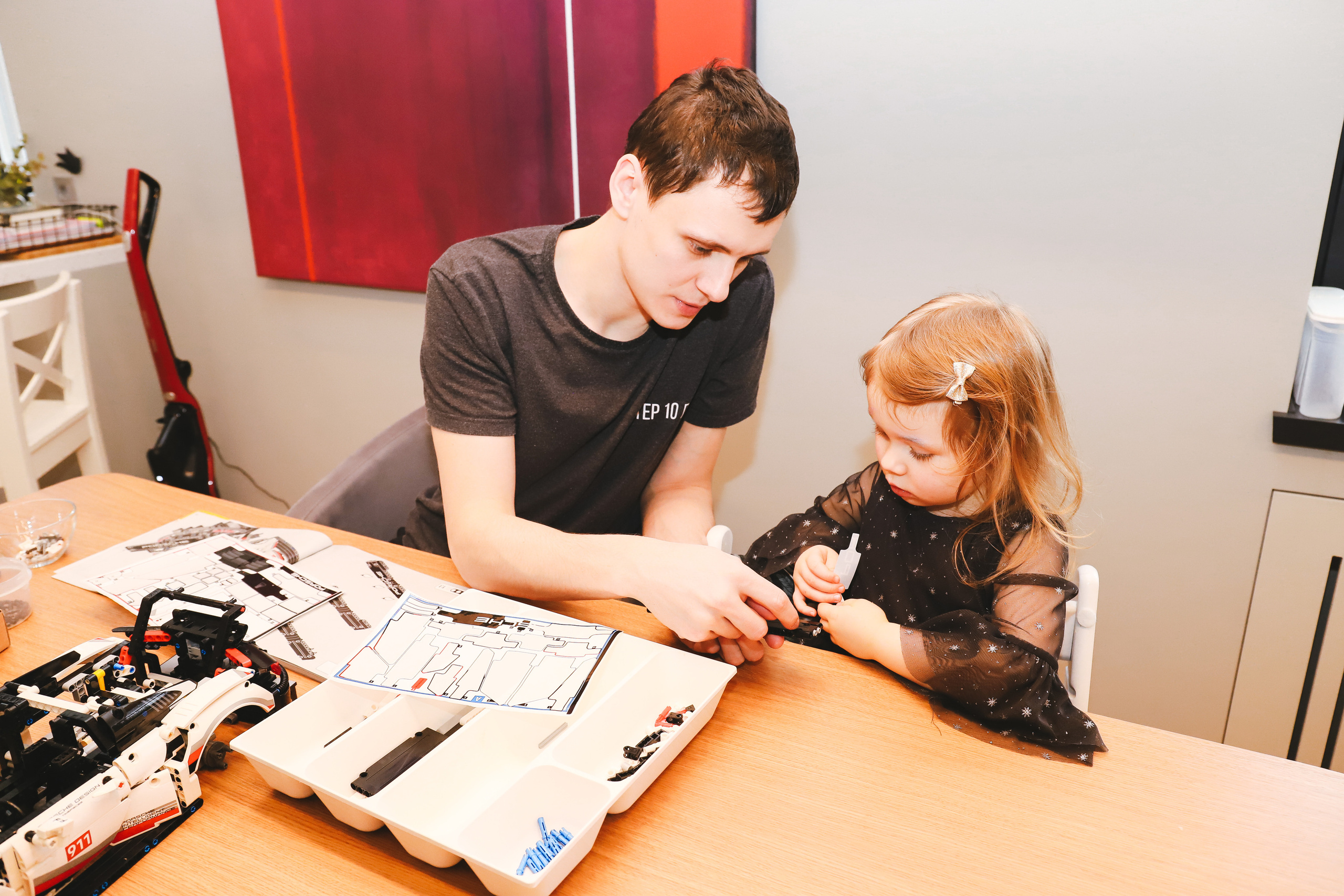 Домашняя фотосъемка Сергея, Елены и их прекрасных детей. Фотограф в Санкт-Петербурге Наталья Брилькова