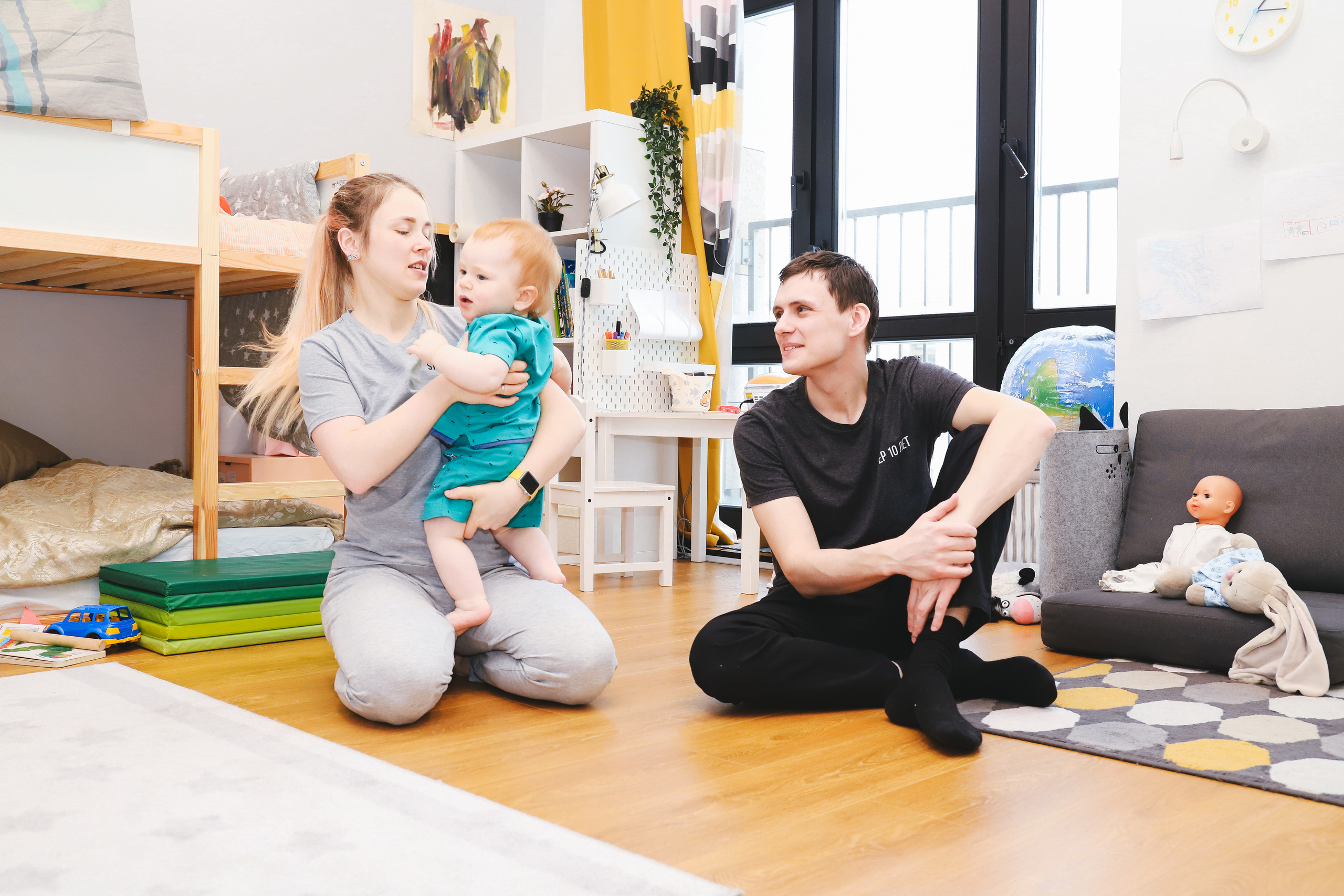 Домашняя фотосъемка Сергея, Елены и их прекрасных детей. Фотограф в Санкт-Петербурге Наталья Брилькова