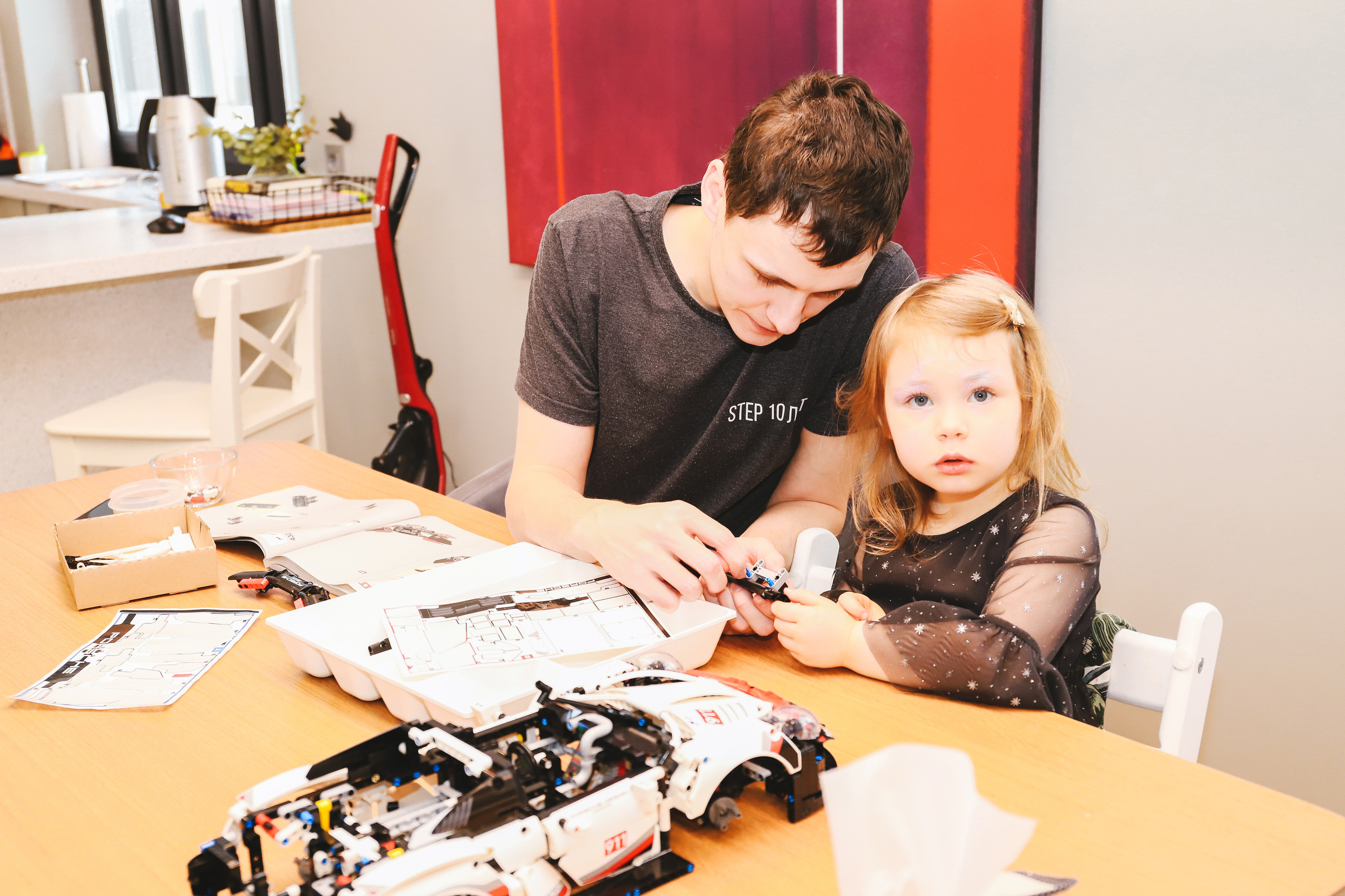 Домашняя фотосъемка Сергея, Елены и их прекрасных детей. Фотограф в Санкт-Петербурге Наталья Брилькова