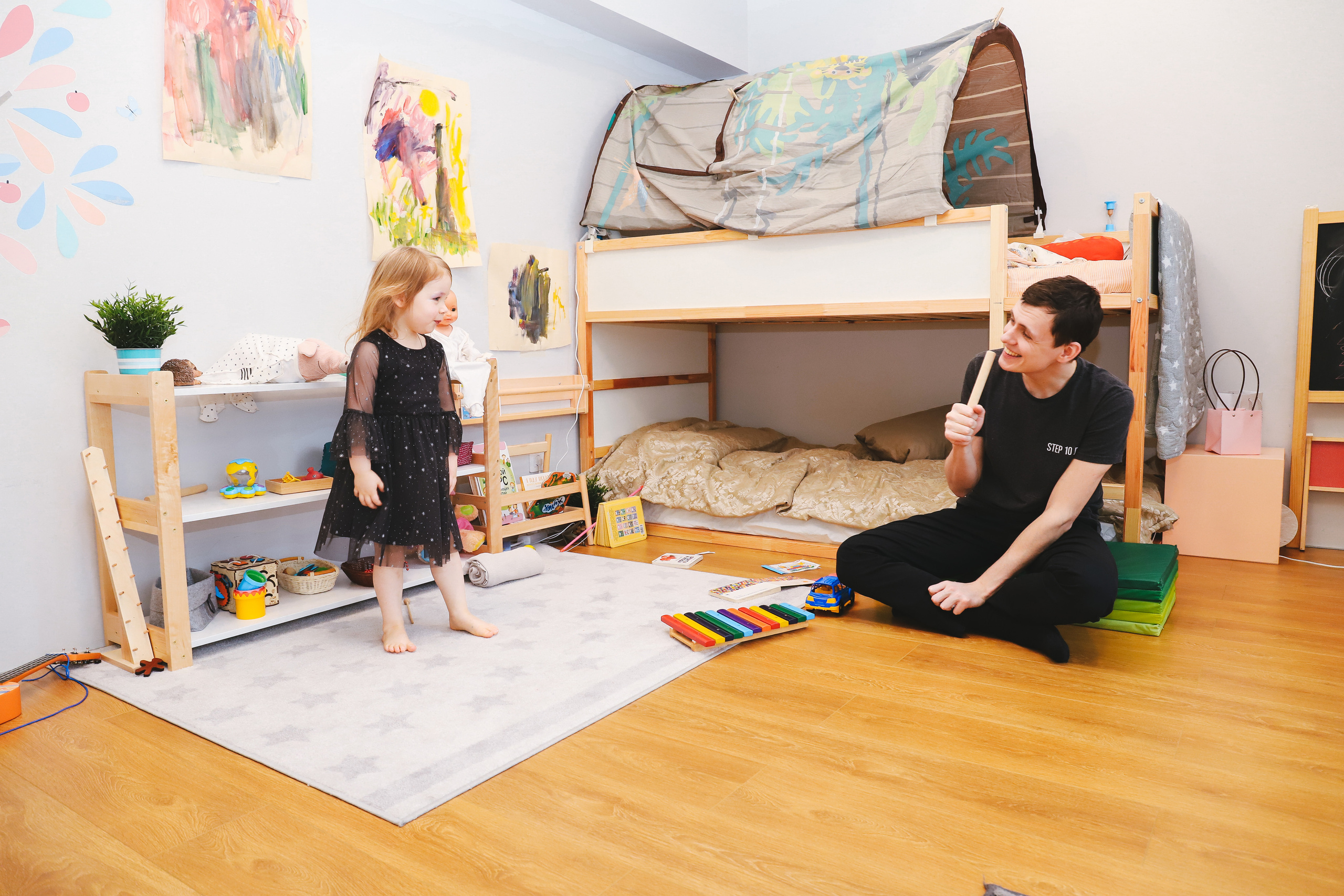 Домашняя фотосъемка Сергея, Елены и их прекрасных детей. Фотограф в Санкт-Петербурге Наталья Брилькова