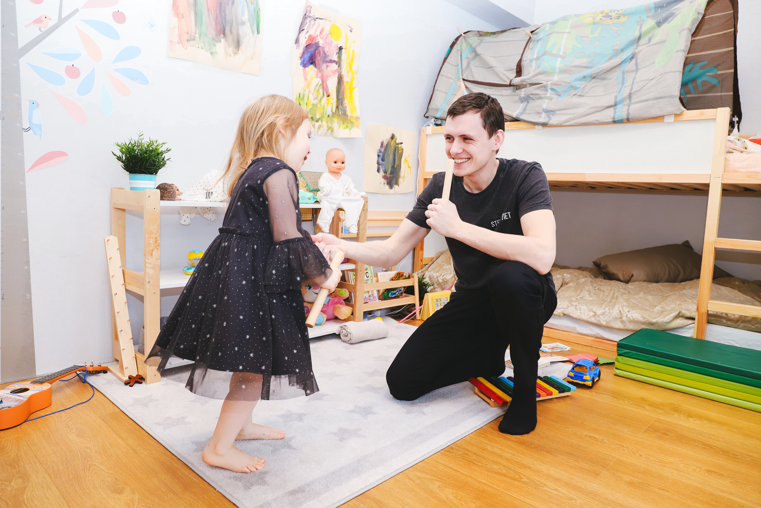 Домашняя фотосъемка Сергея, Елены и их прекрасных детей. Фотограф в Санкт-Петербурге Наталья Брилькова