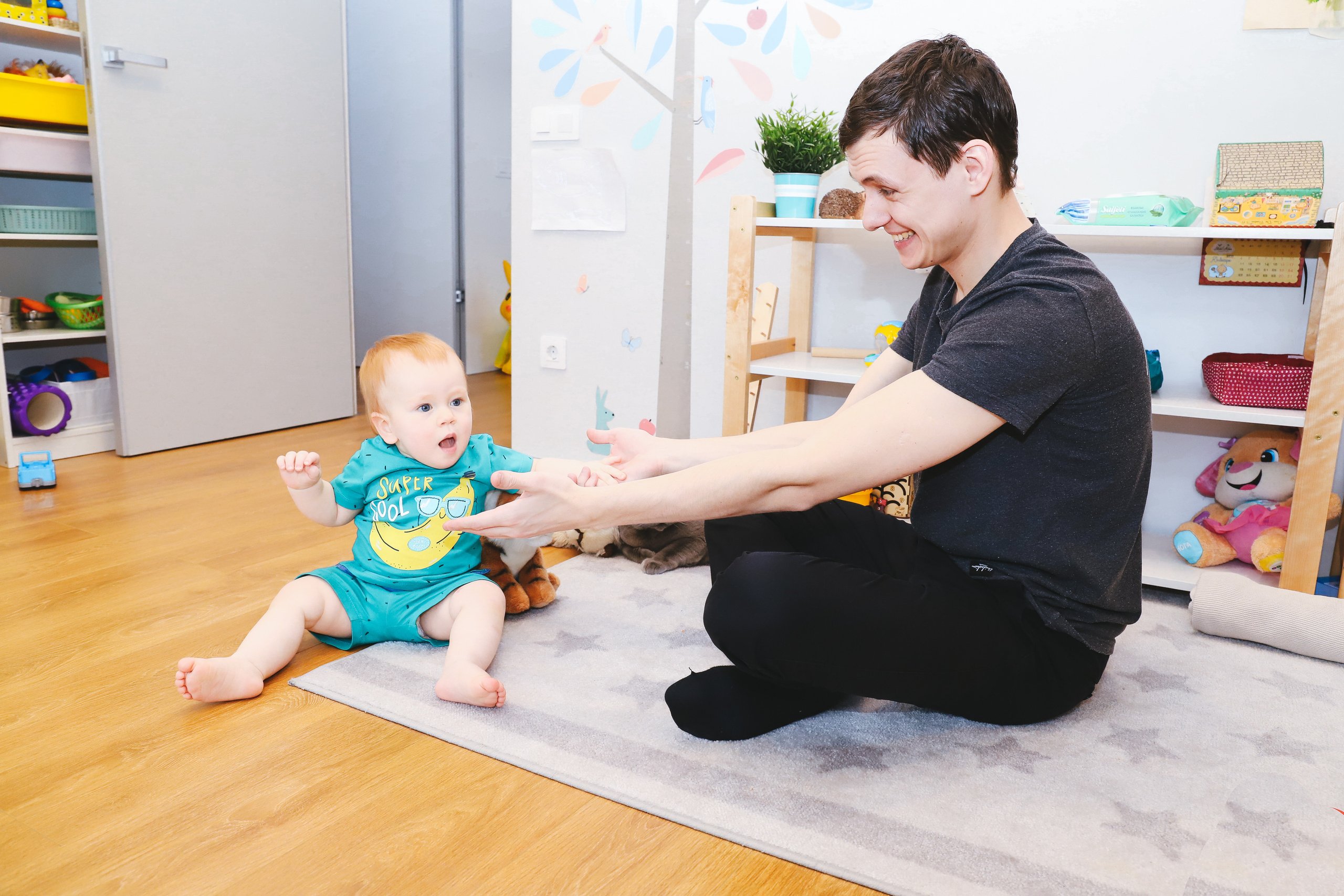 Домашняя фотосъемка Сергея, Елены и их прекрасных детей. Фотограф в Санкт-Петербурге Наталья Брилькова