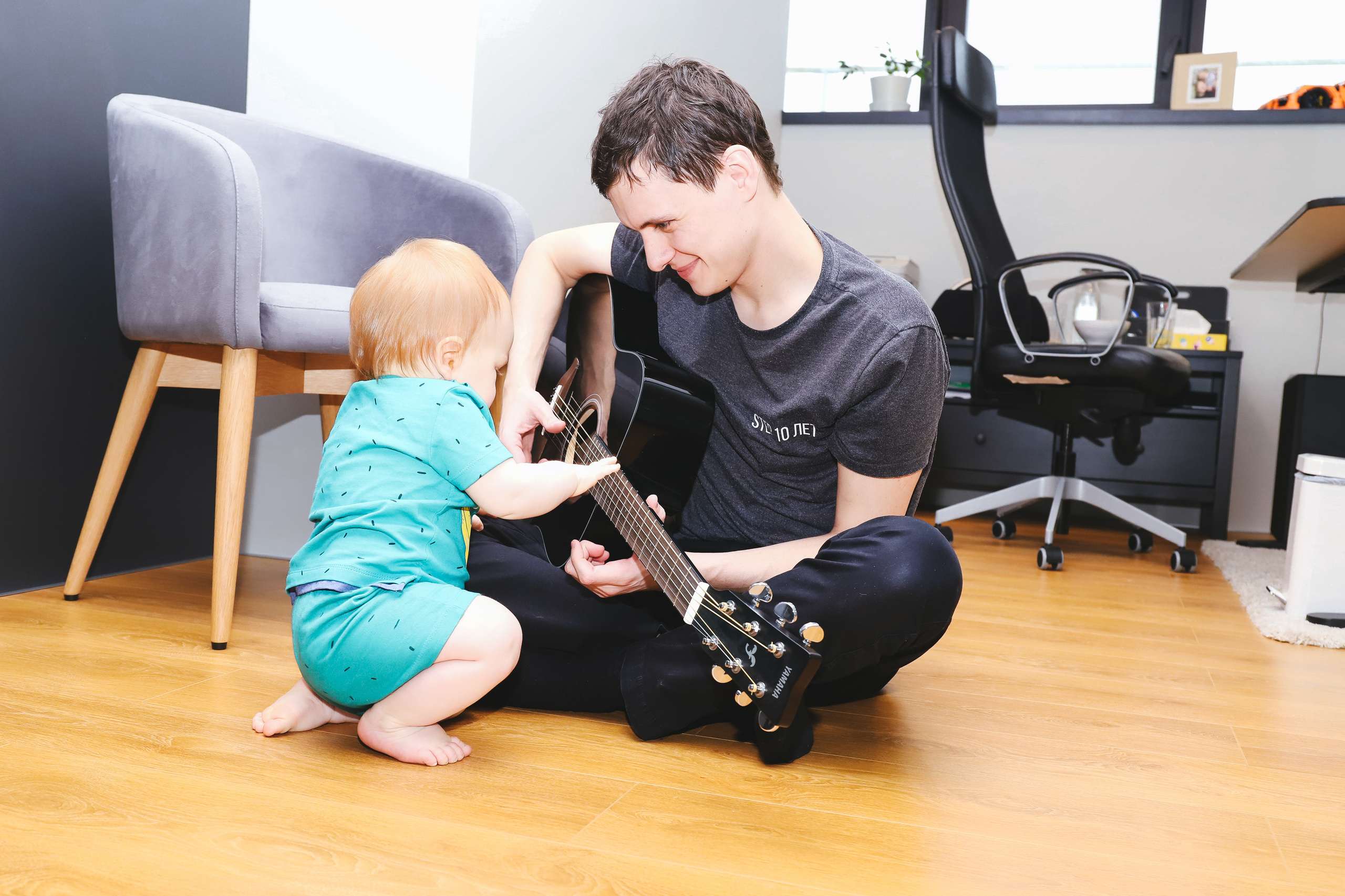 Домашняя фотосъемка Сергея, Елены и их прекрасных детей. Фотограф в Санкт-Петербурге Наталья Брилькова