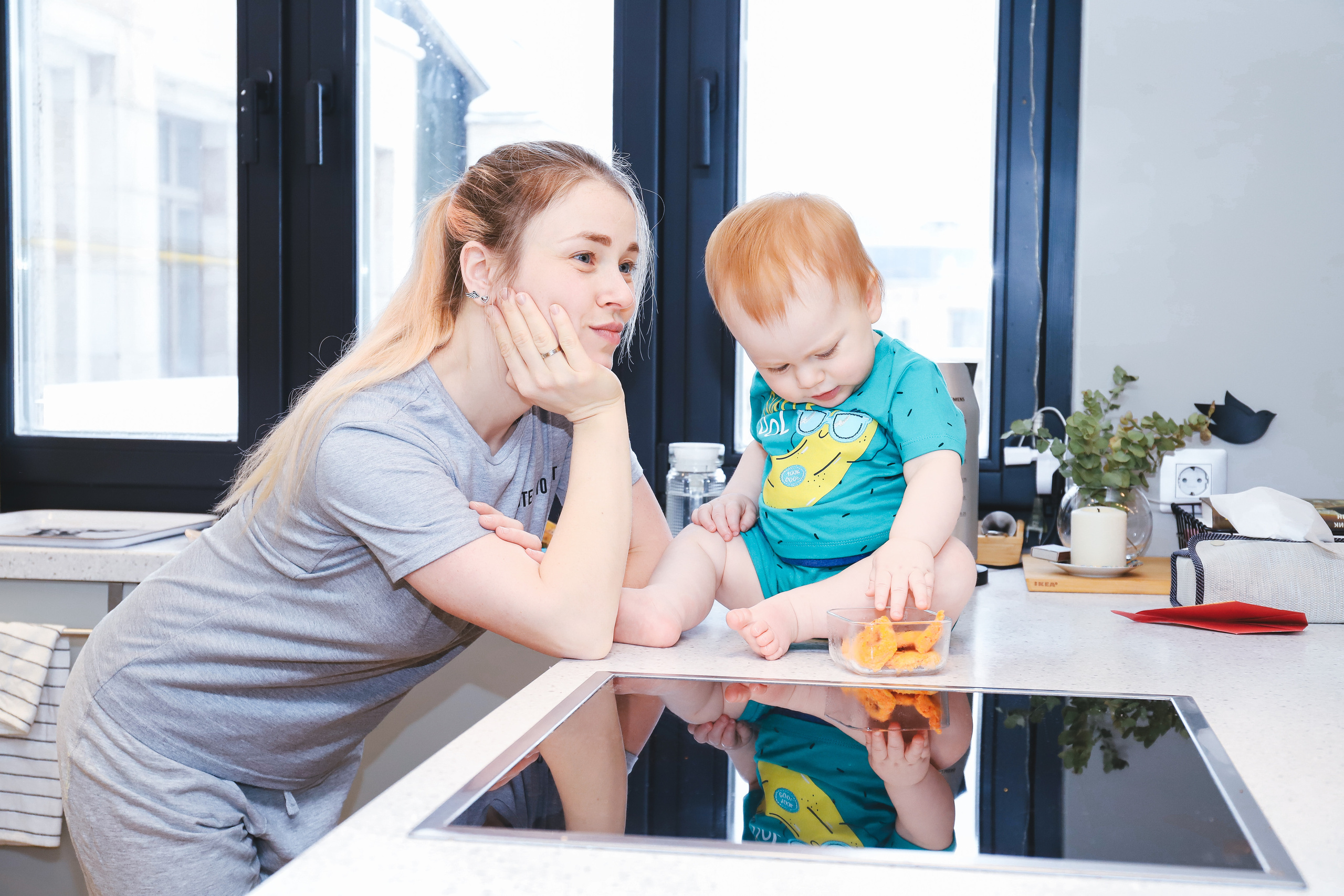 Домашняя фотосъемка Сергея, Елены и их прекрасных детей. Фотограф в Санкт-Петербурге Наталья Брилькова