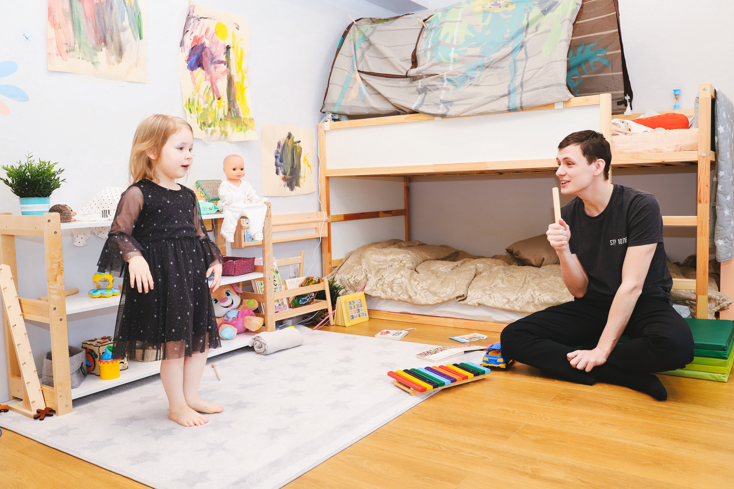 Домашняя фотосъемка Сергея, Елены и их прекрасных детей. Фотограф в Санкт-Петербурге Наталья Брилькова