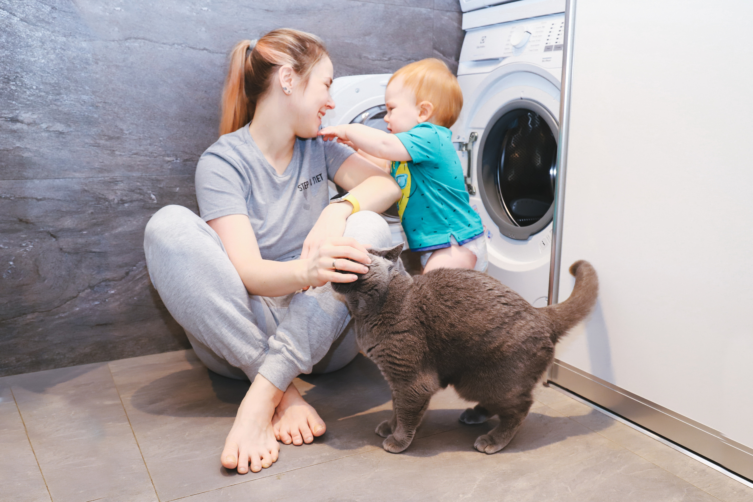 Домашняя фотосъемка Сергея, Елены и их прекрасных детей. Фотограф в Санкт-Петербурге Наталья Брилькова