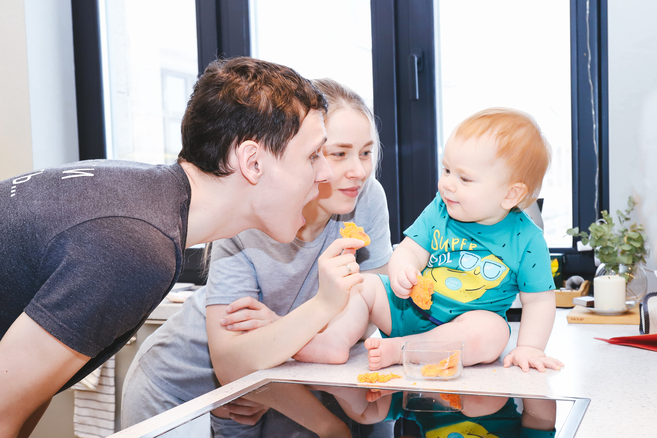 Домашняя фотосъемка Сергея, Елены и их прекрасных детей. Фотограф в Санкт-Петербурге Наталья Брилькова