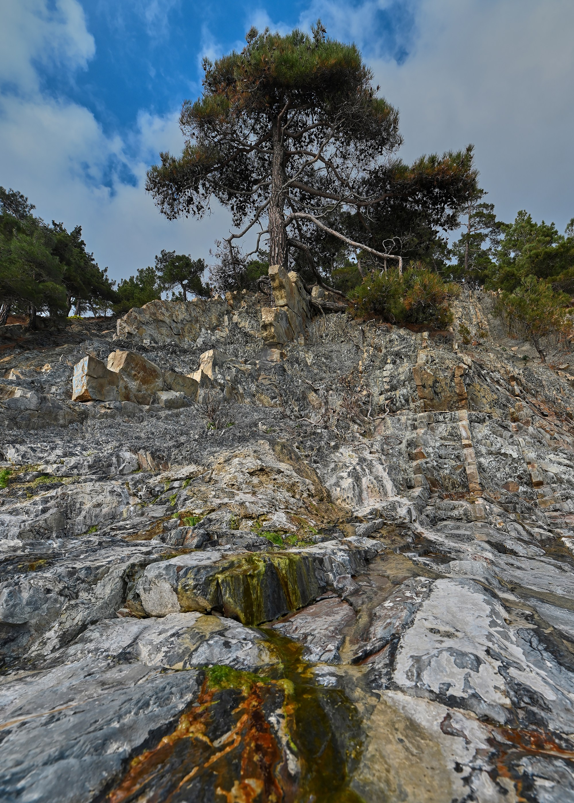 пляж у скалы Парус, поселок Прасковеевка