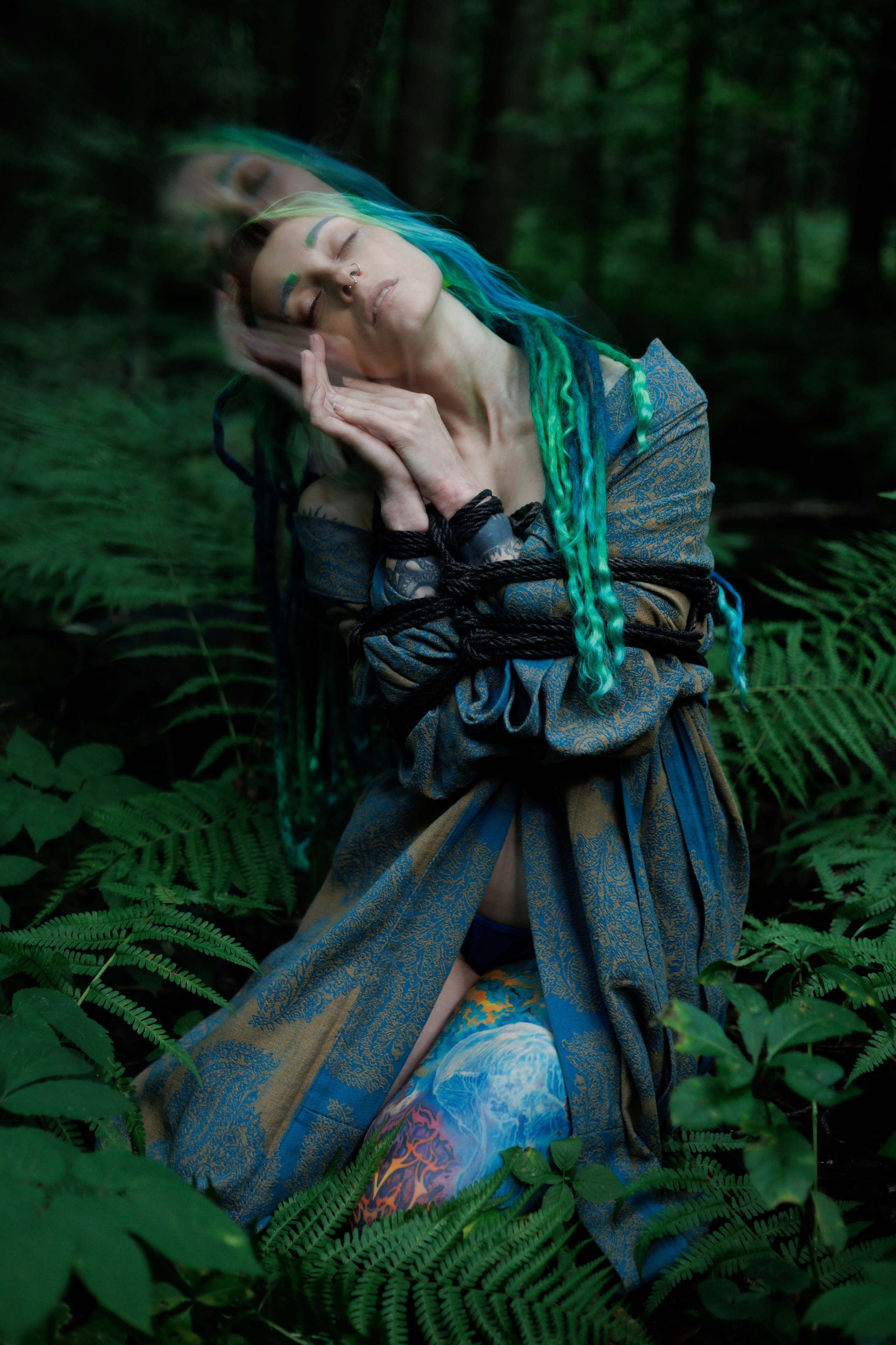 Индивидуальная портретная фотосессия в лесу