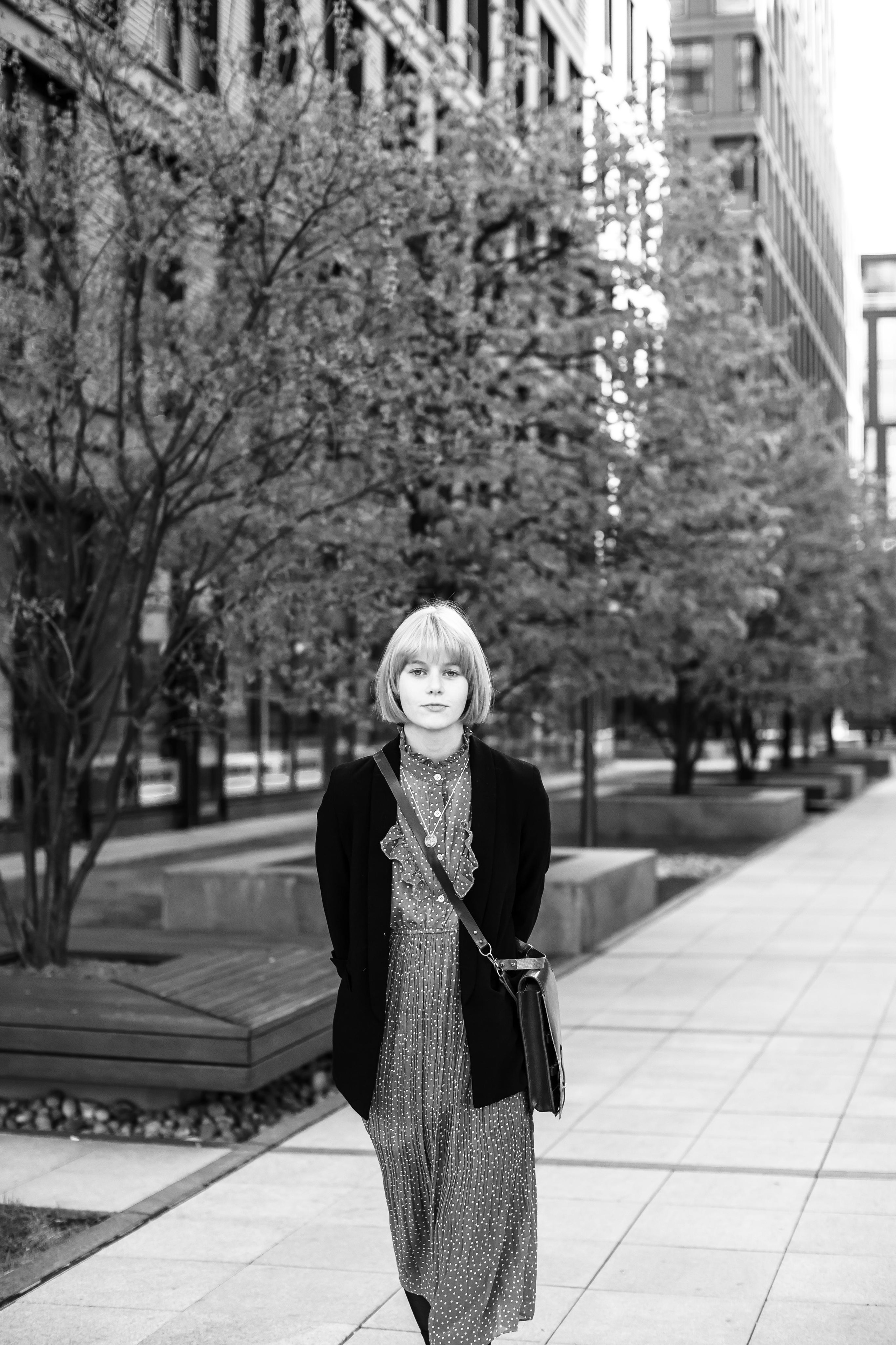 Весенняя уличная съемка. Портретный творческий фотограф в Москве Надя Дудник