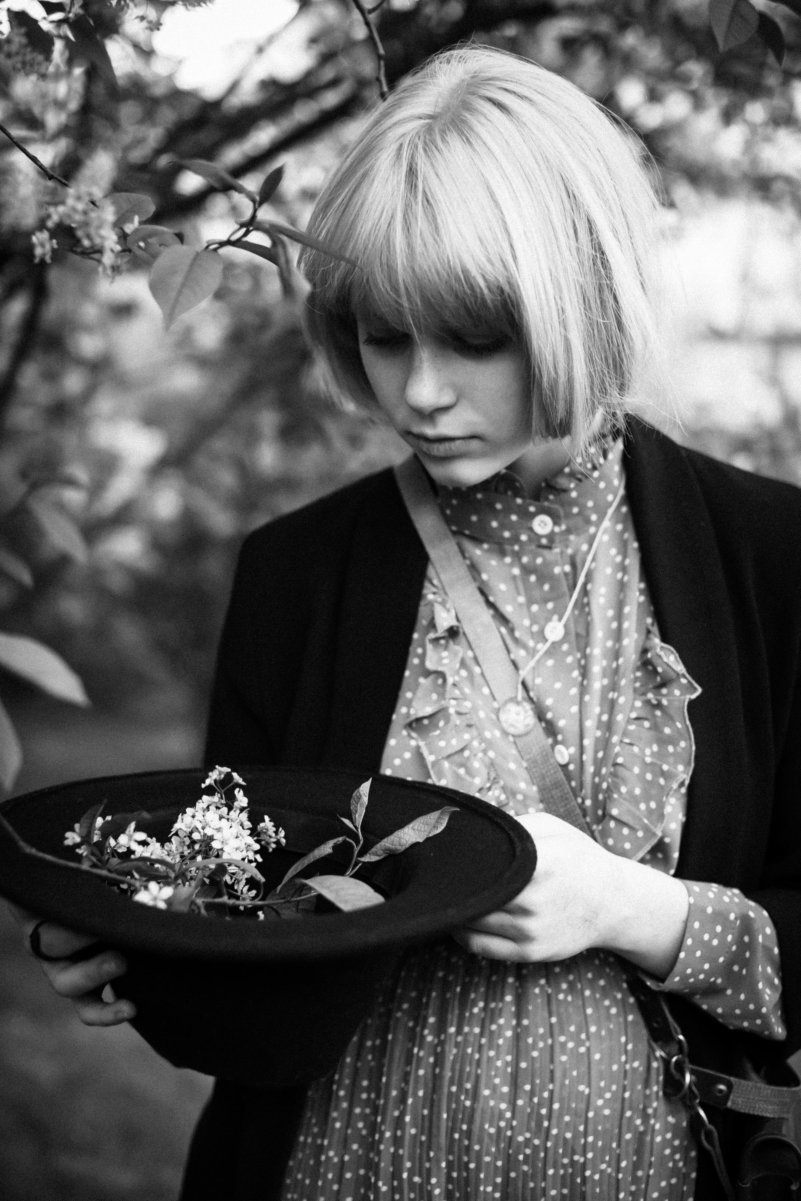 Весенняя уличная съемка. Портретный творческий фотограф в Москве Надя Дудник